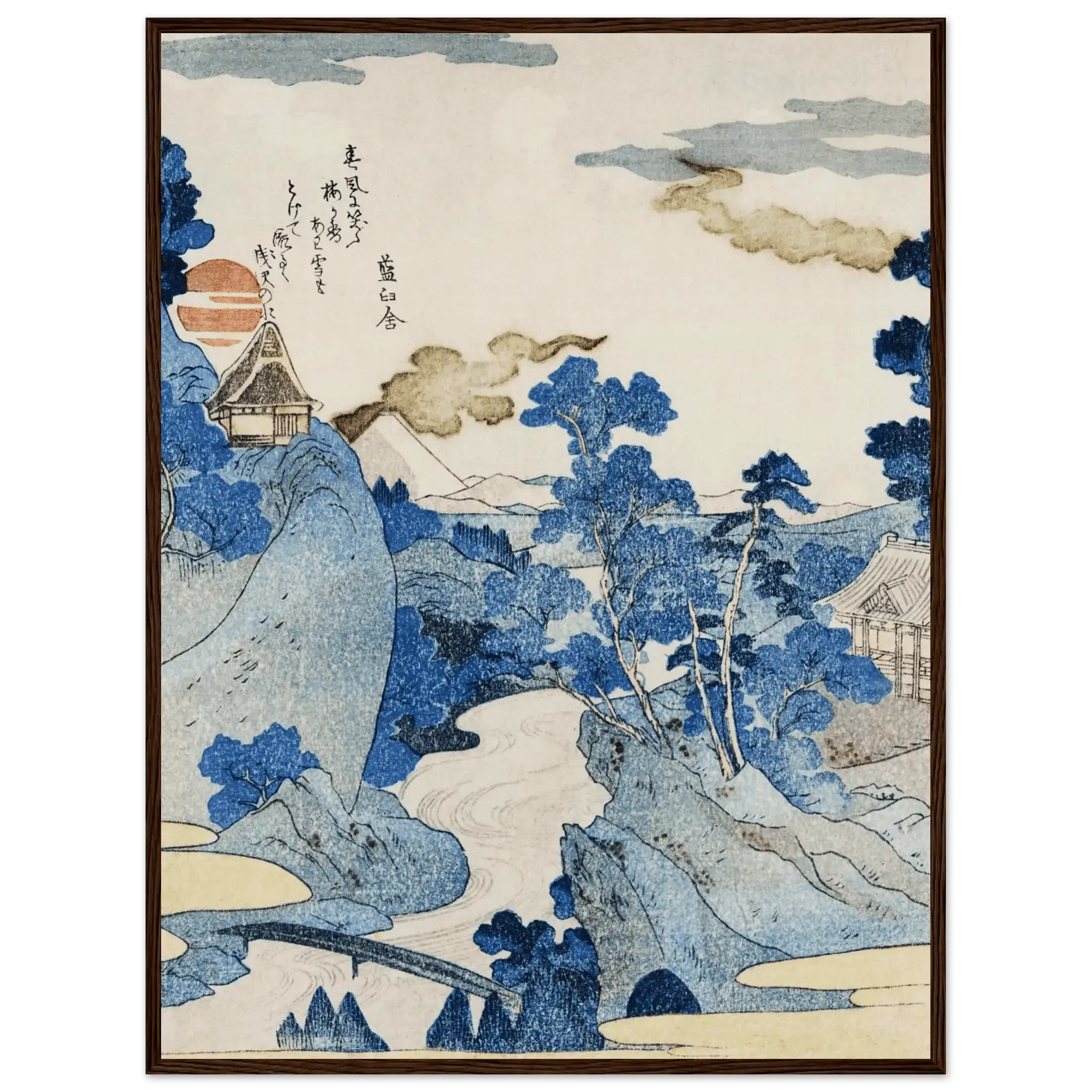 Asazawa - Strom im Frühling - Gerahmte Eleganz - HINORI