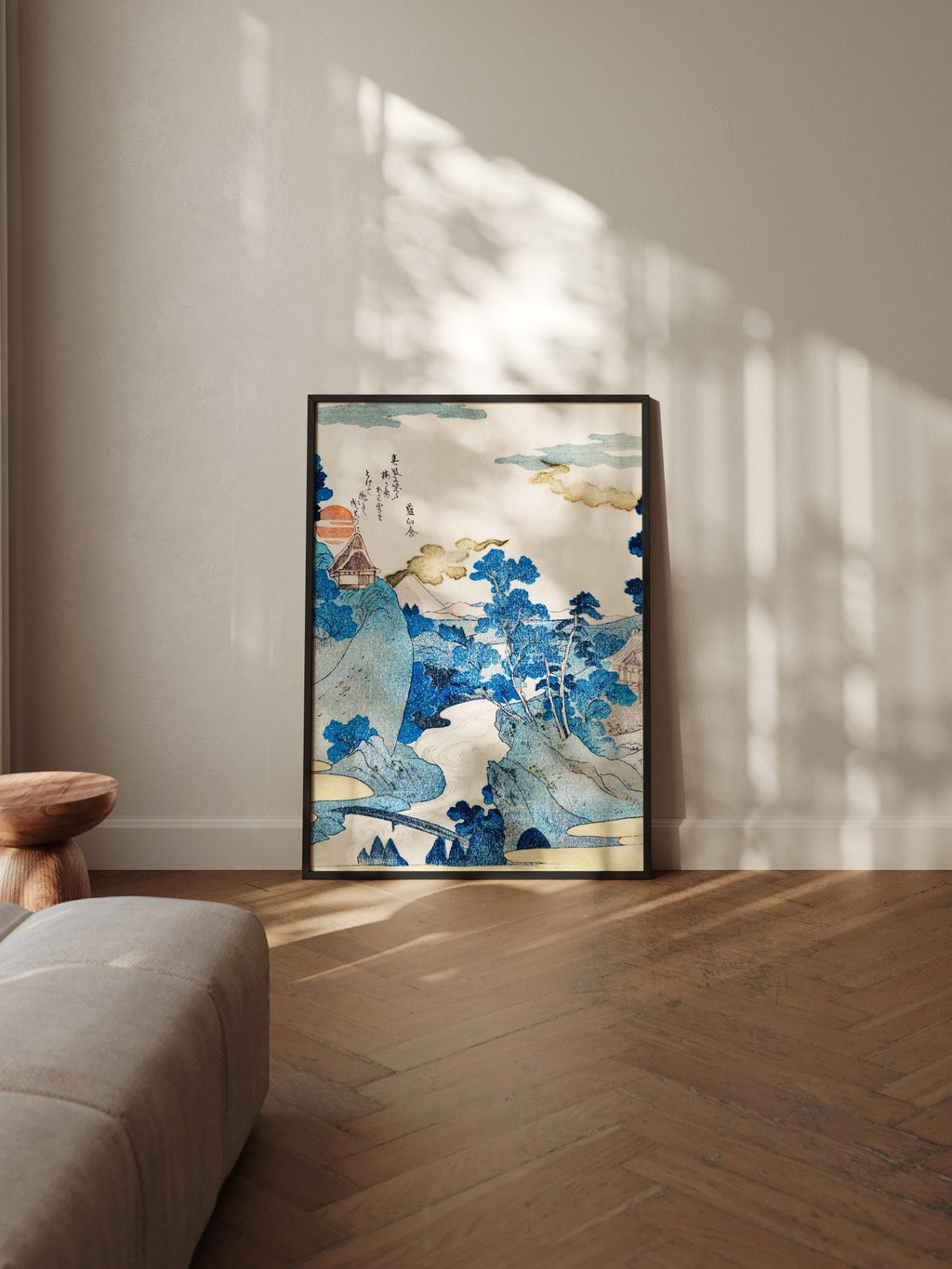 Asazawa - Strom im Frühling - Gerahmte Eleganz - HINORI