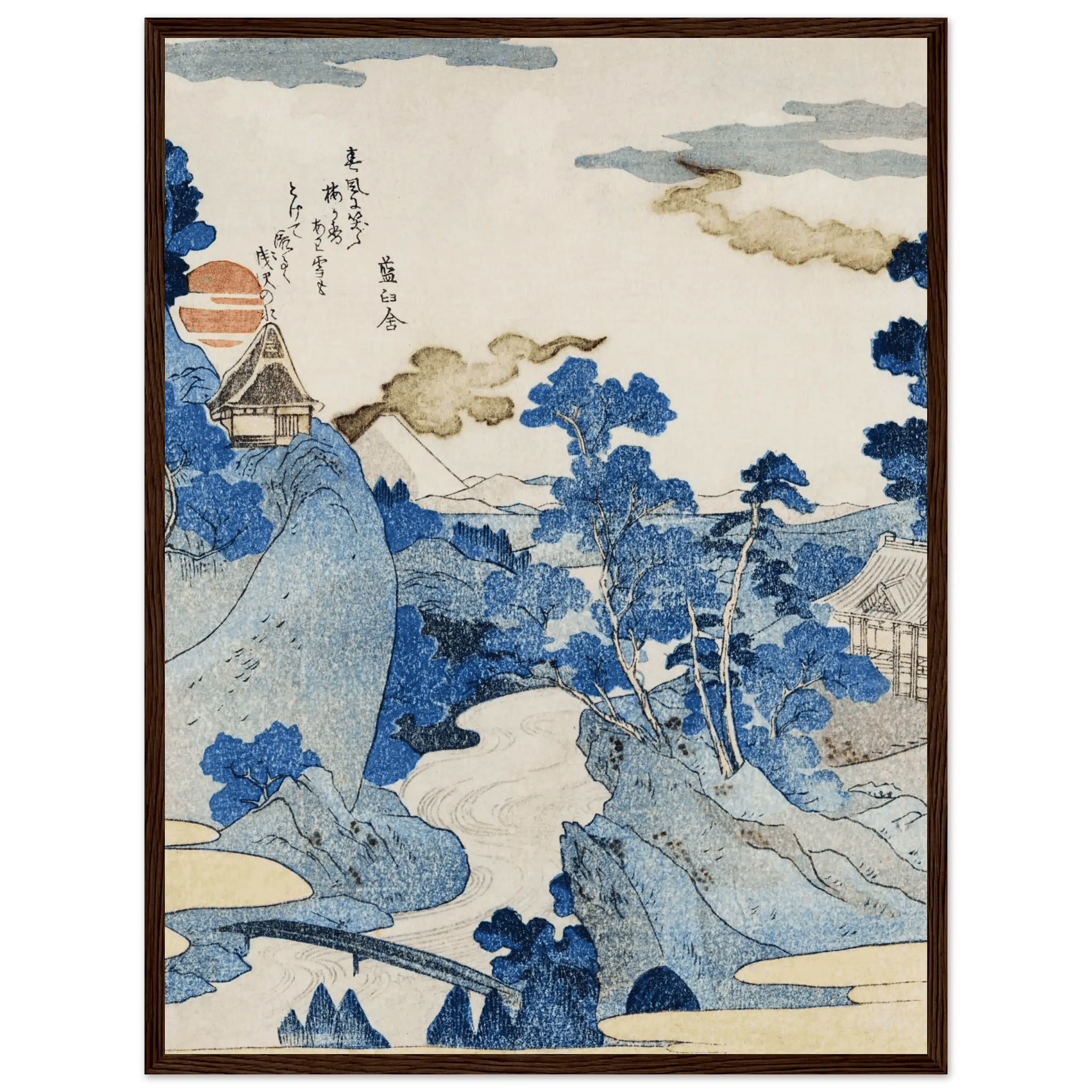 Asazawa - Strom im Frühling - Gerahmte Eleganz - HINORI