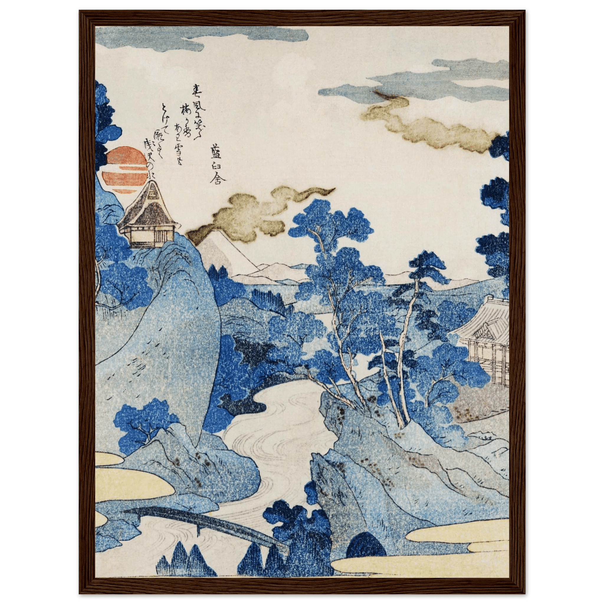 Asazawa - Strom im Frühling - Gerahmte Eleganz - HINORI