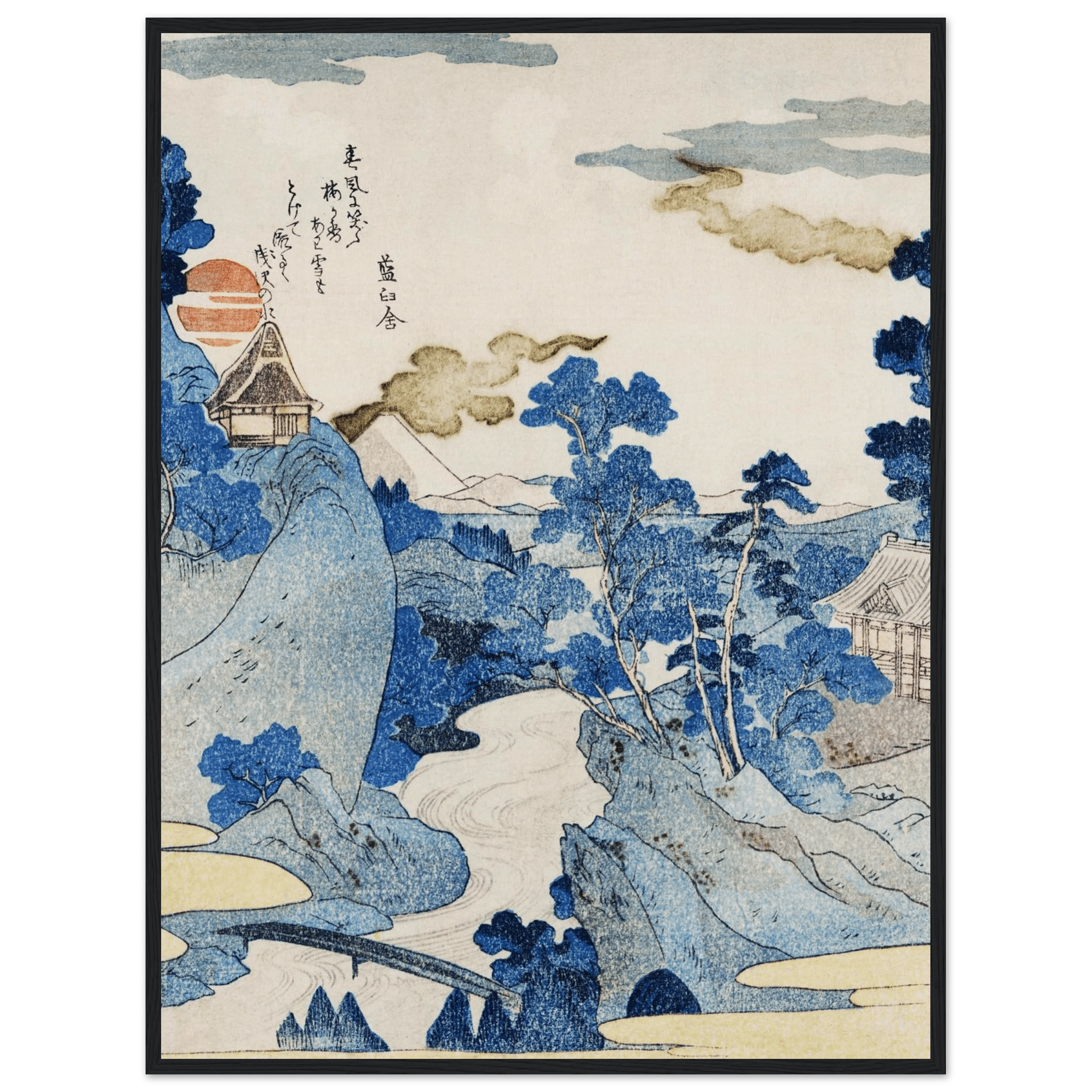 Asazawa - Strom im Frühling - Gerahmte Eleganz - HINORI