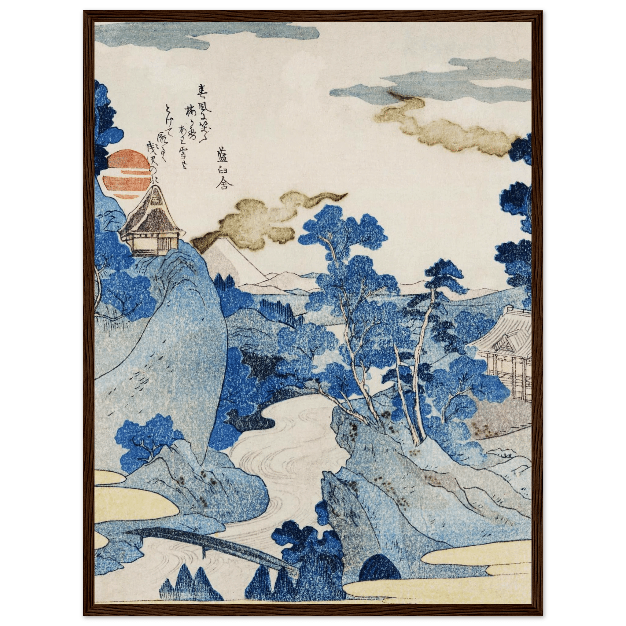 Asazawa - Strom im Frühling - Gerahmte Eleganz - HINORI