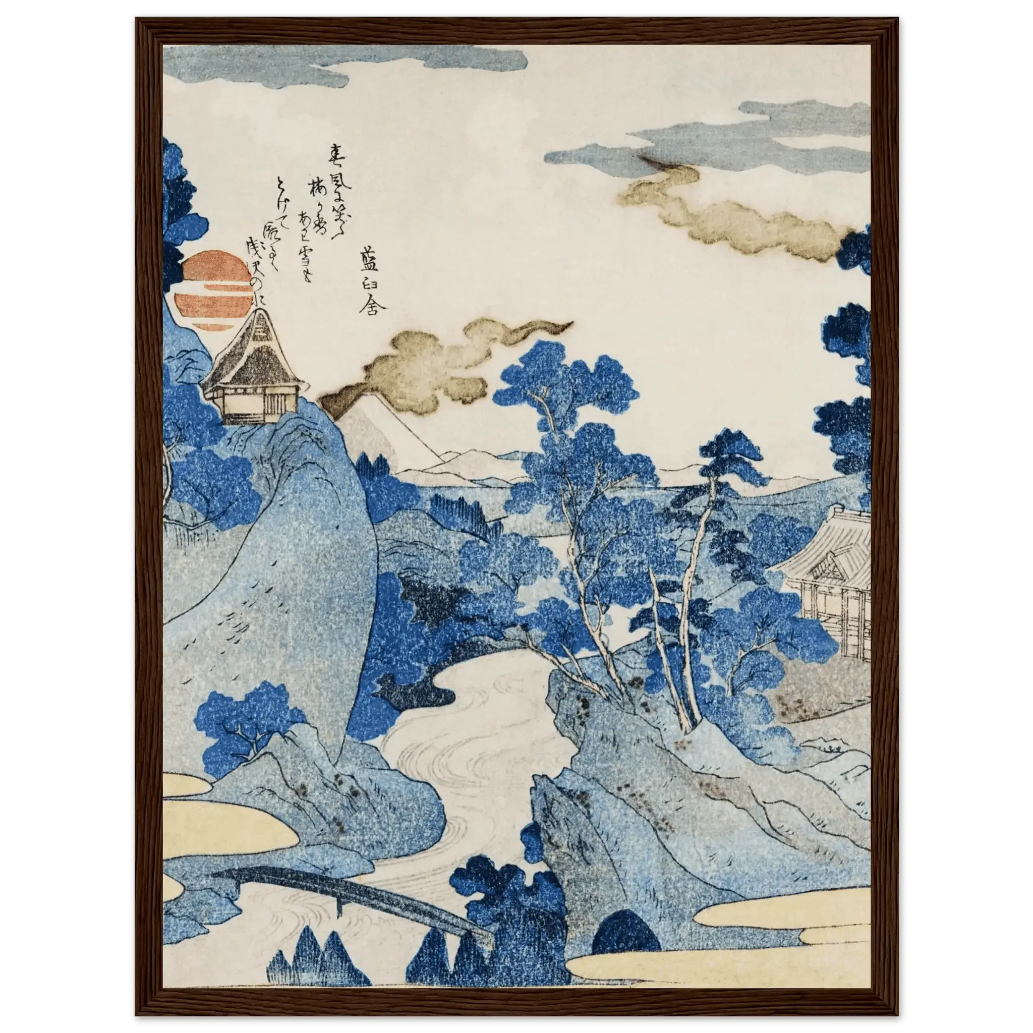 Asazawa - Strom im Frühling - Gerahmte Eleganz - HINORI