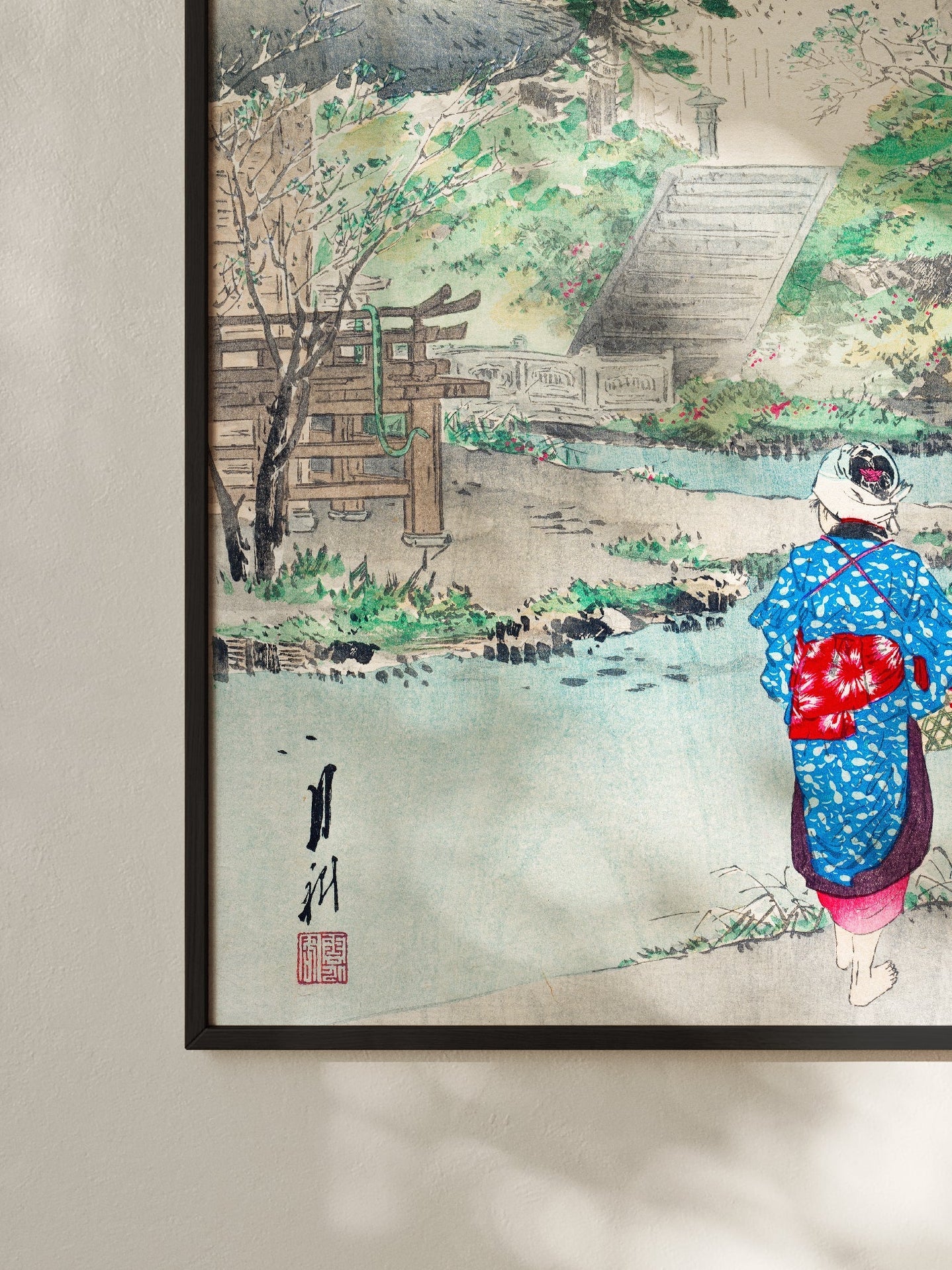 Benten - Schrein in Inokashira - Gerahmte Eleganz - HINORI