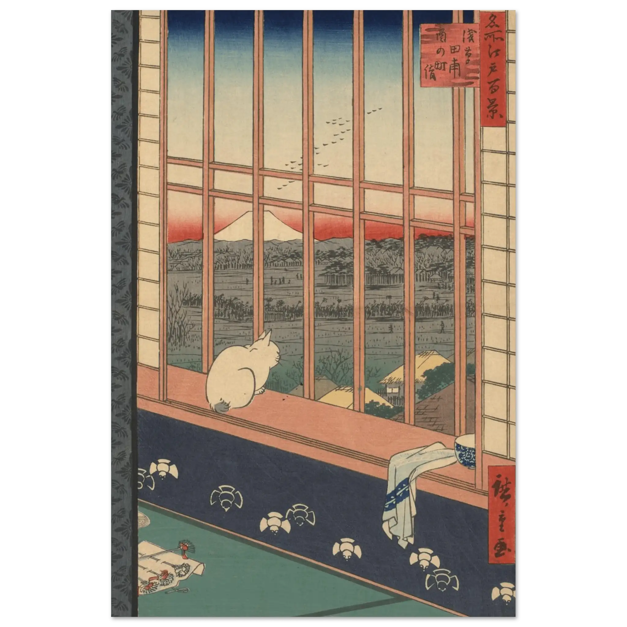 Blick auf den Fuji bei Asakusa - Fine Art Prints - HINORI