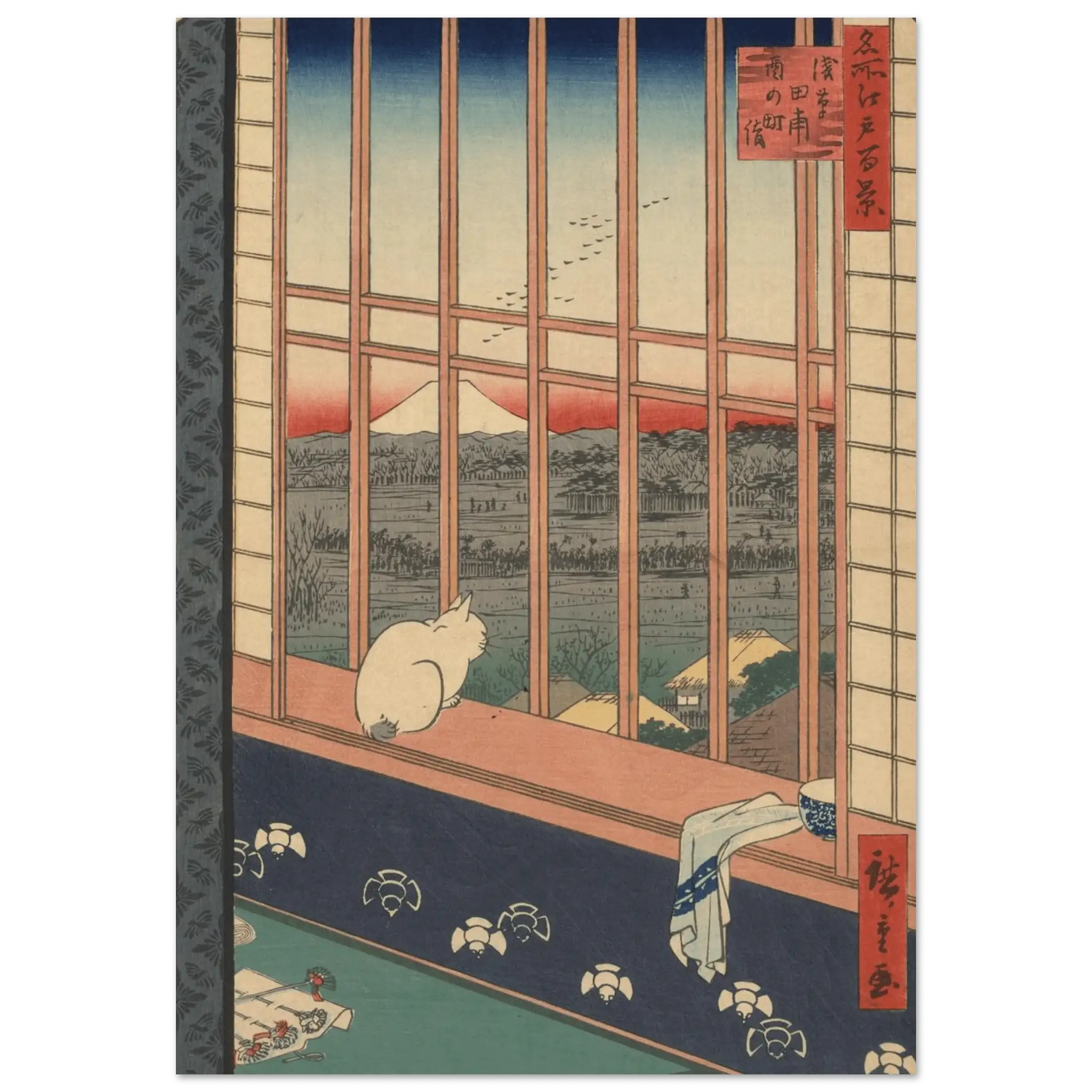 Blick auf den Fuji bei Asakusa - Fine Art Prints - HINORI