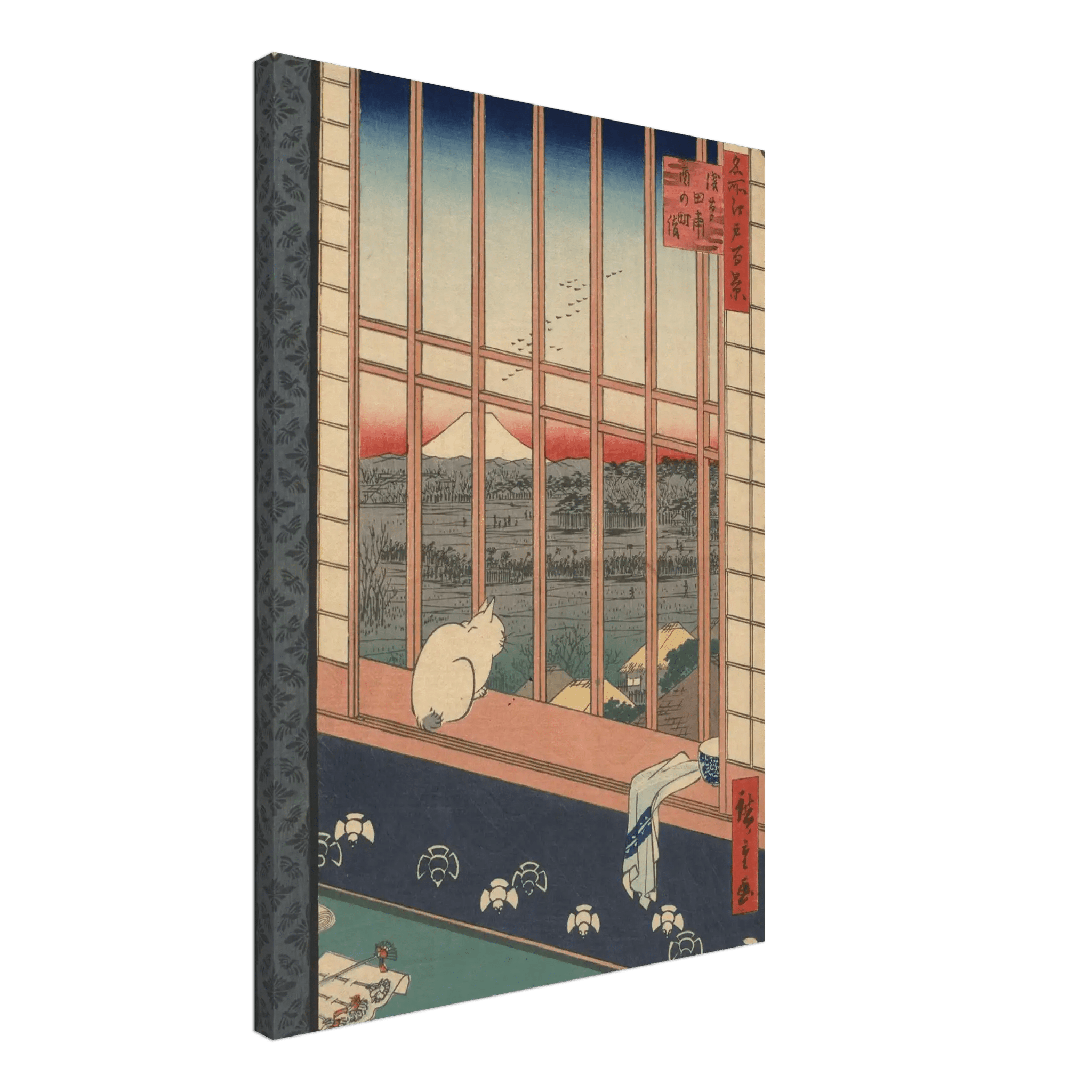 Blick auf den Fuji bei Asakusa - Leinwand Edition - HINORI