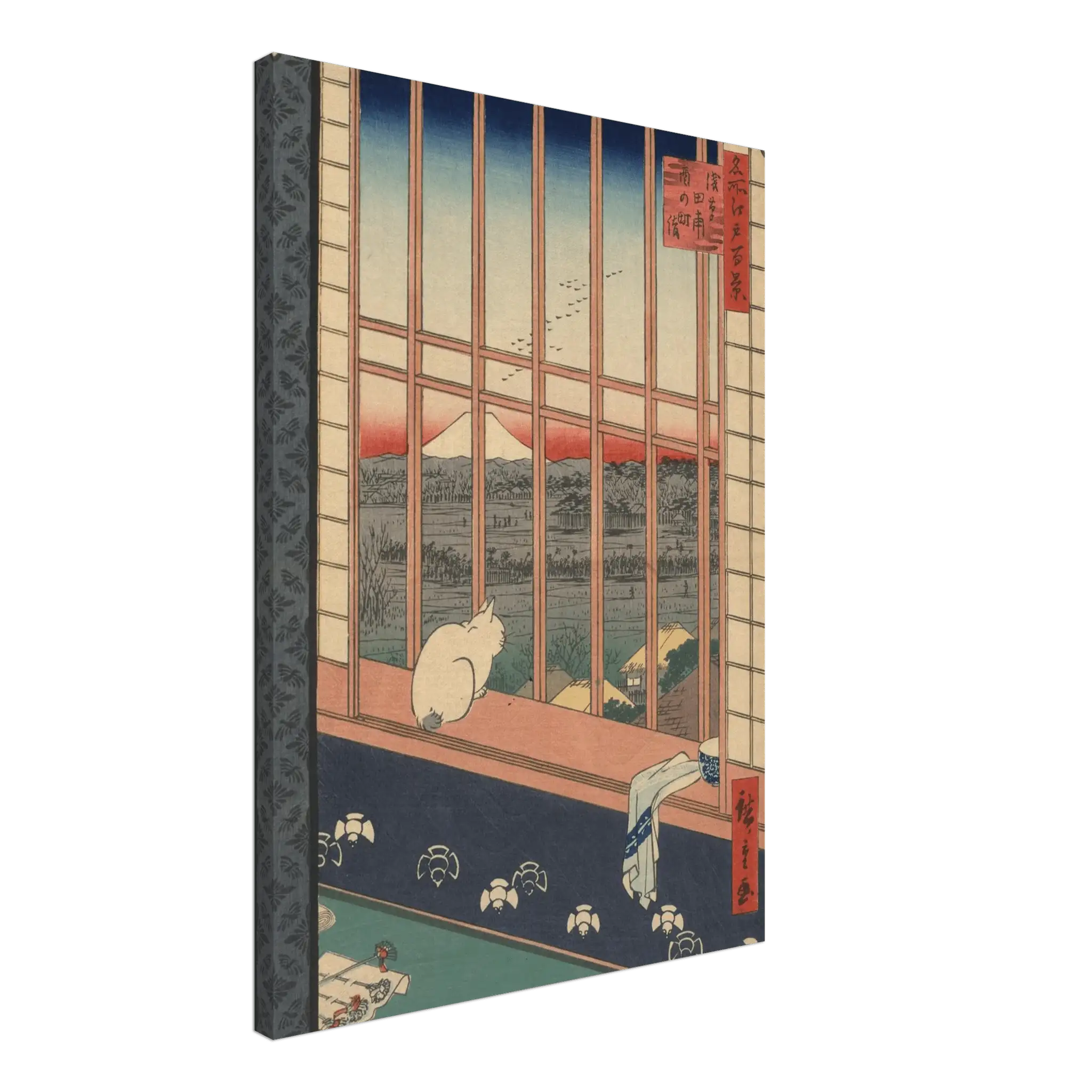 Blick auf den Fuji bei Asakusa - Leinwand Edition - HINORI