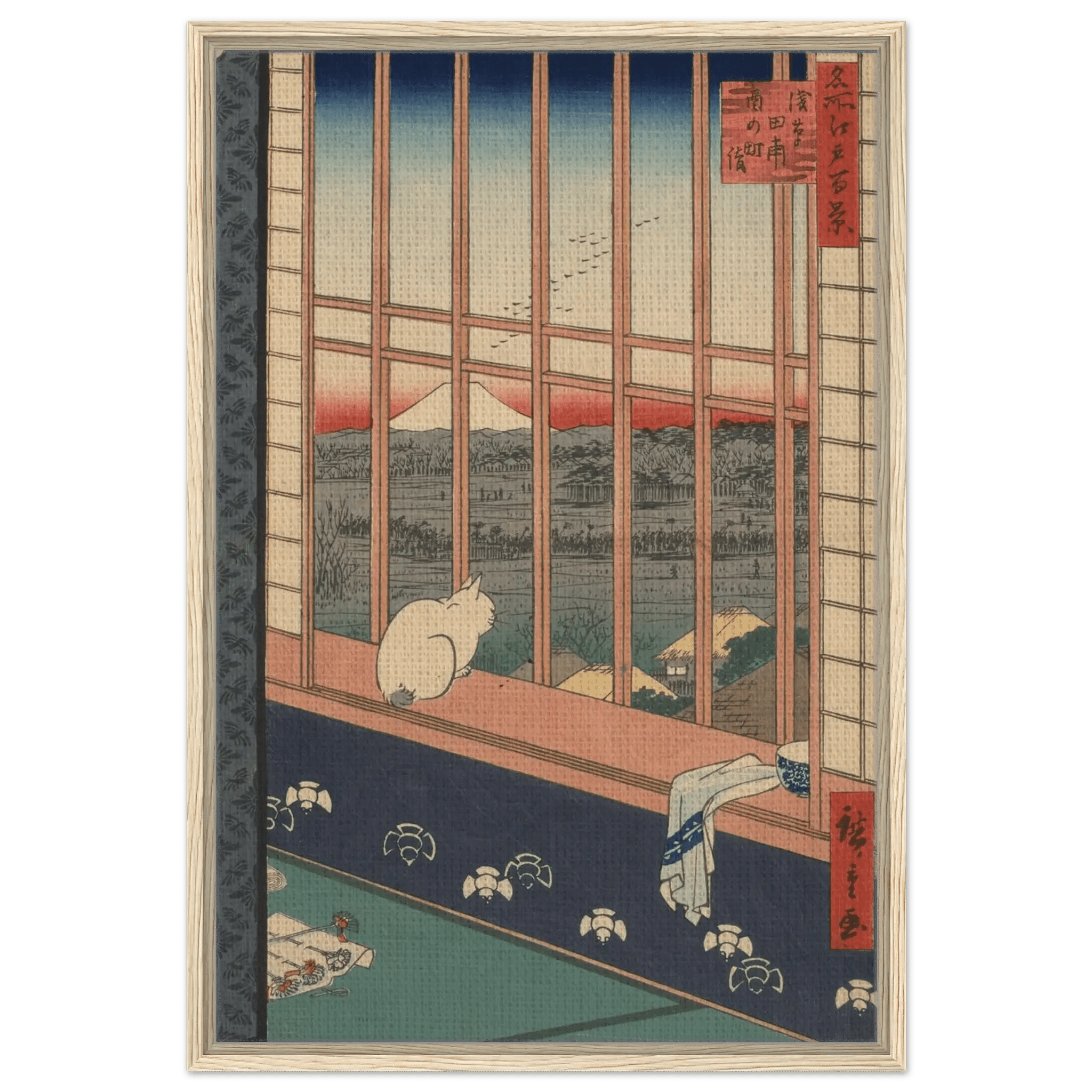 Blick auf den Fuji bei Asakusa - Signature Collection - HINORI