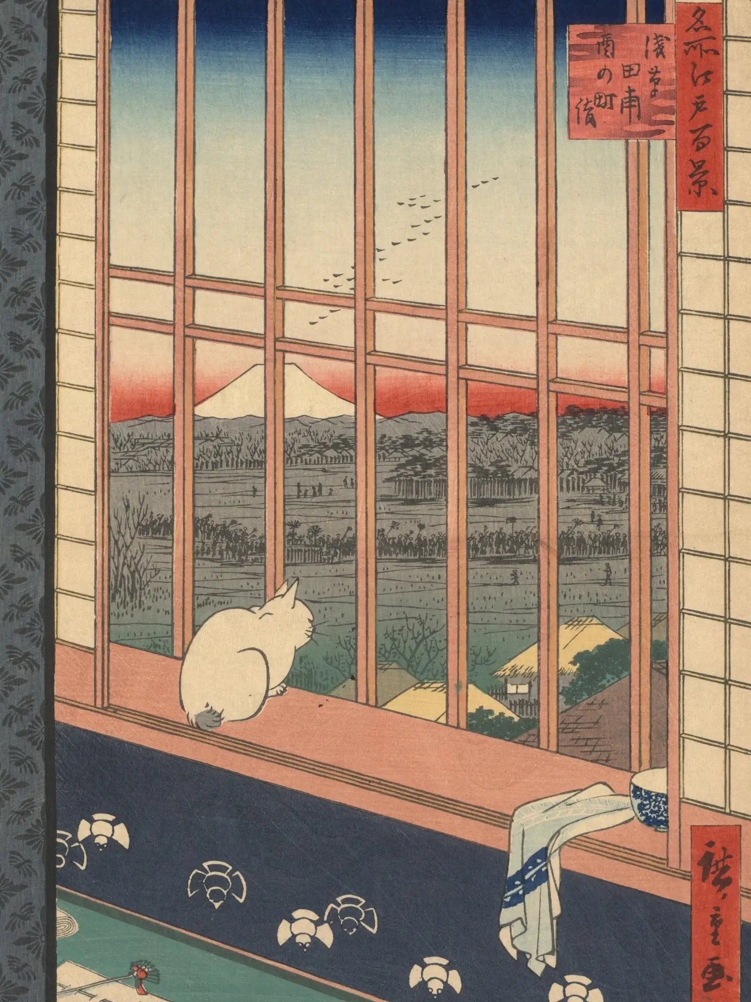 Blick auf den Fuji bei Asakusa - Signature Collection - HINORI