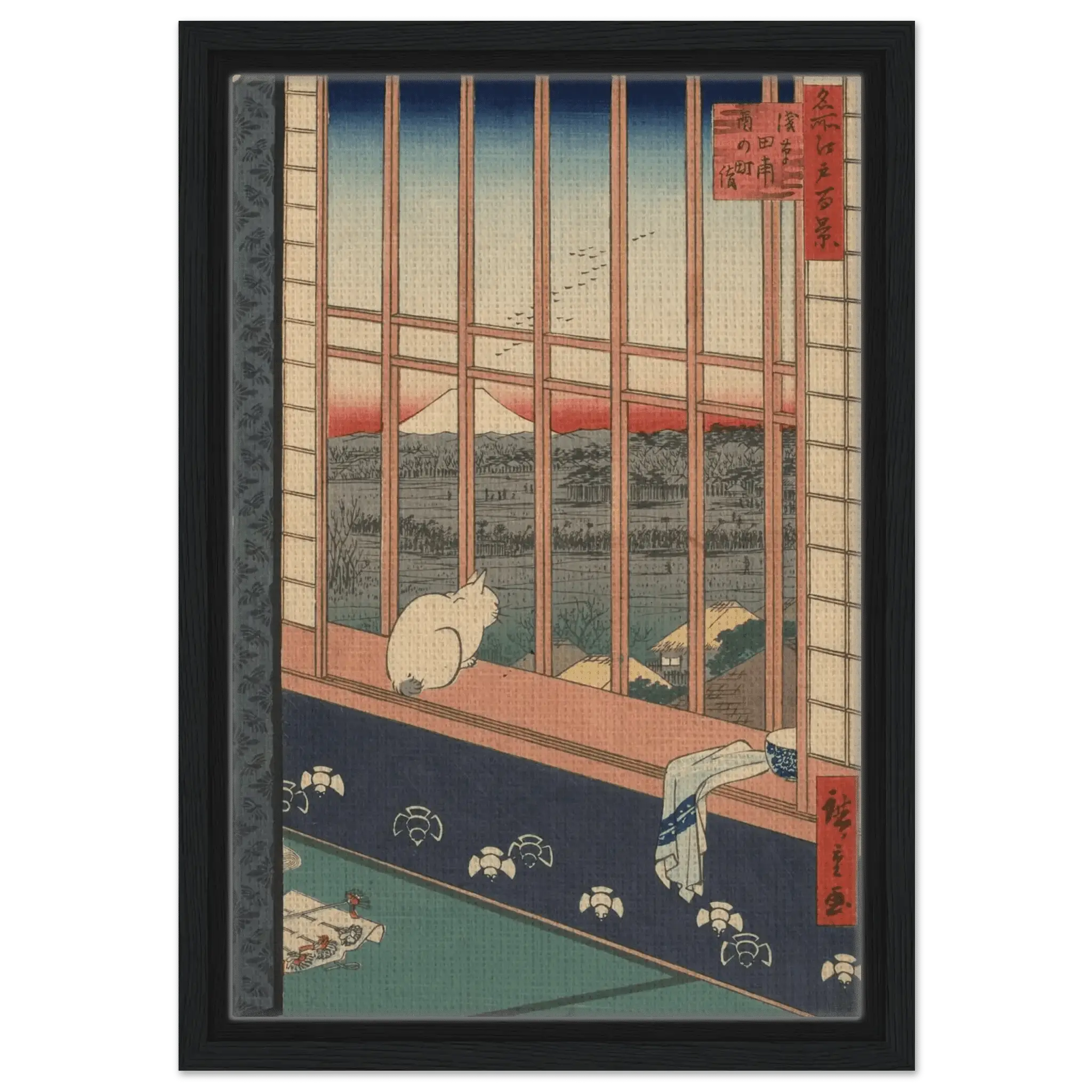 Blick auf den Fuji bei Asakusa - Signature Collection - HINORI