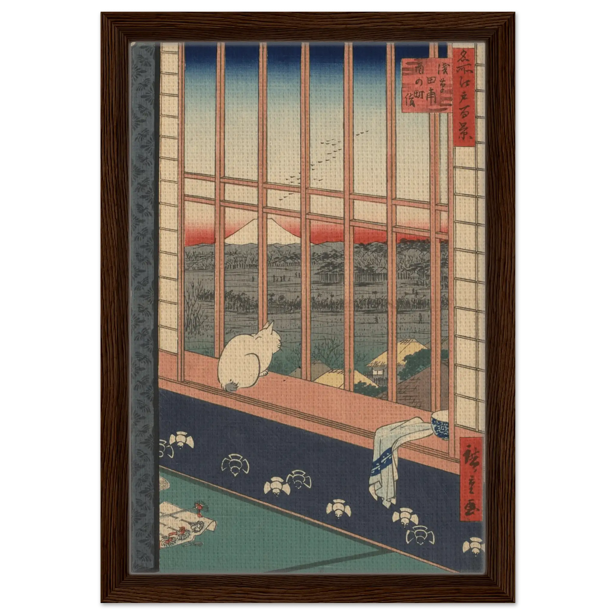 Blick auf den Fuji bei Asakusa - Signature Collection - HINORI