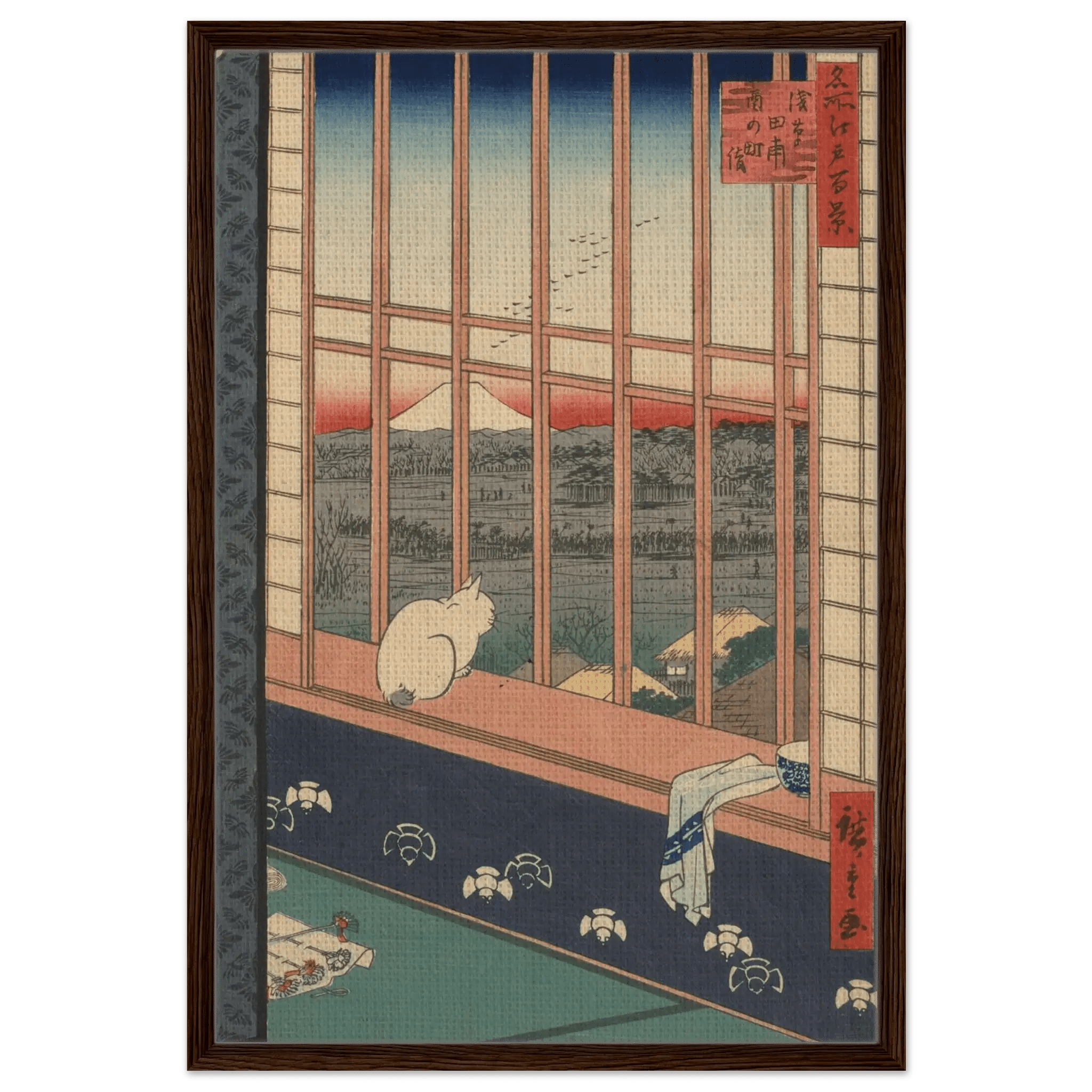 Blick auf den Fuji bei Asakusa - Signature Collection - HINORI