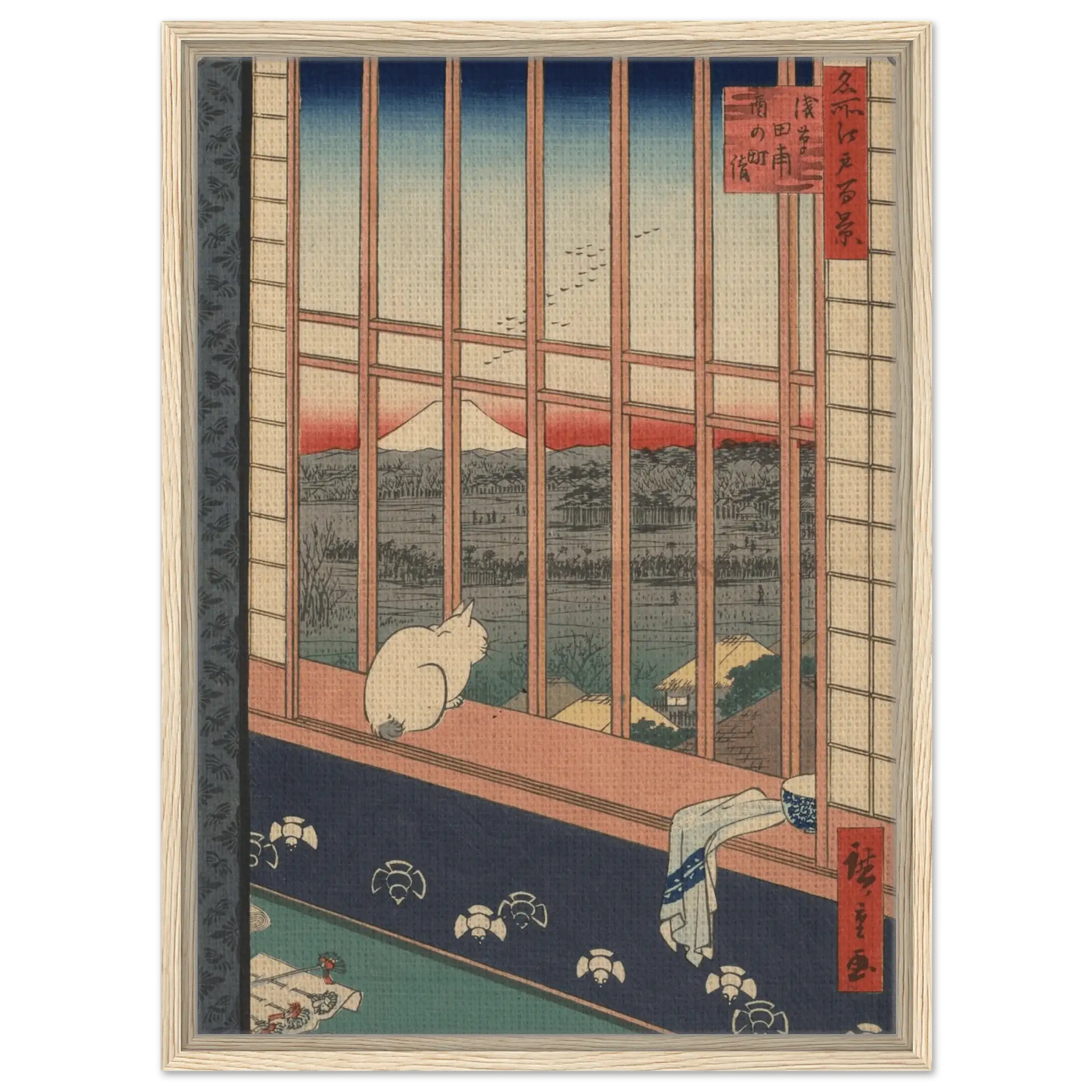 Blick auf den Fuji bei Asakusa - Signature Collection - HINORI