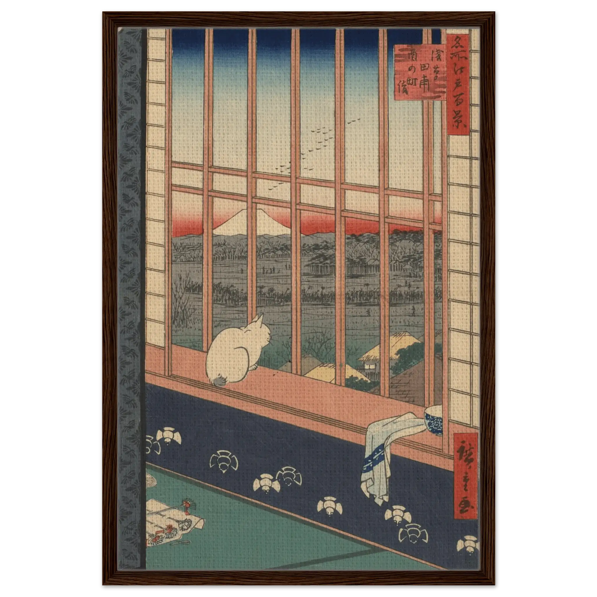 Blick auf den Fuji bei Asakusa - Signature Collection - HINORI