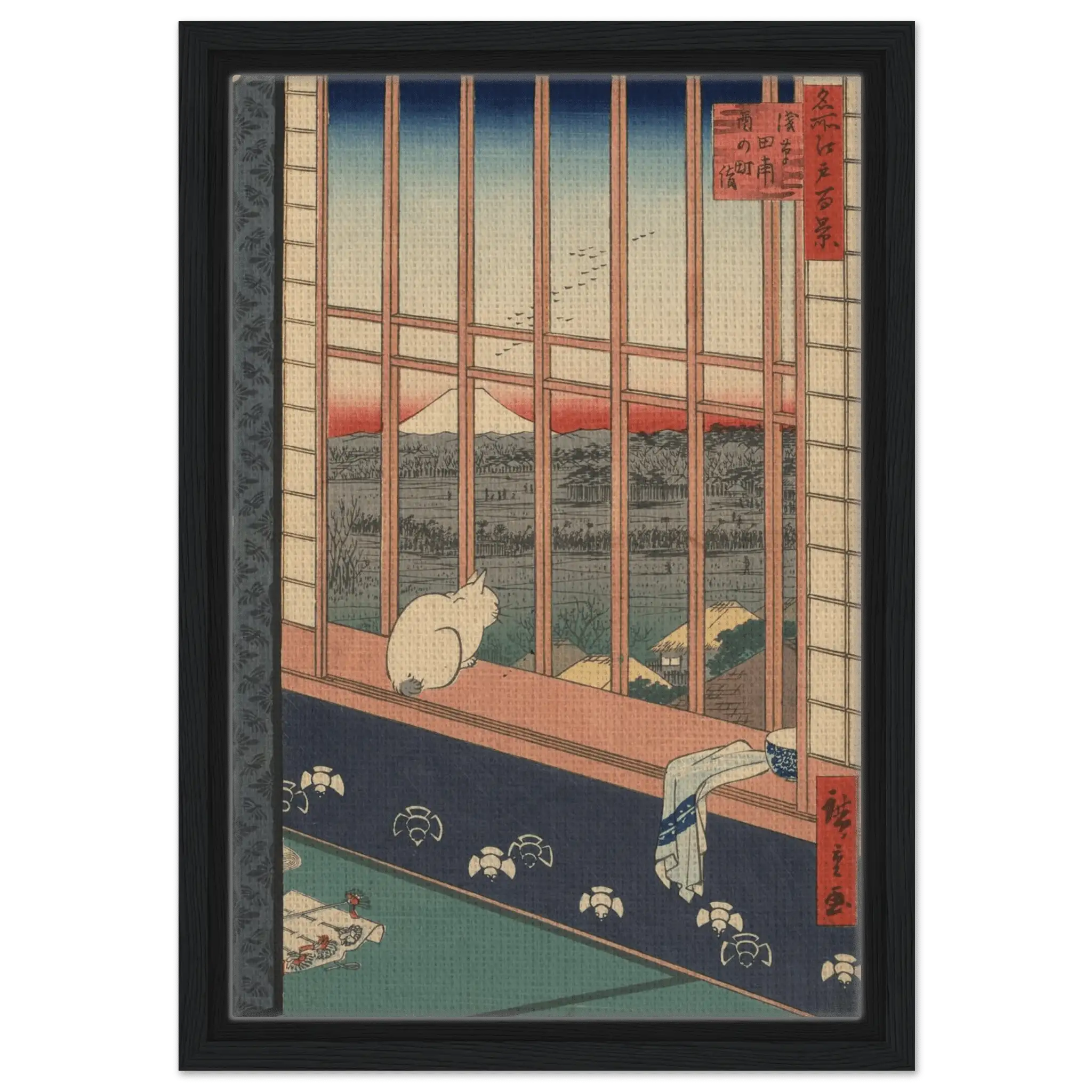 Blick auf den Fuji bei Asakusa - Signature Collection - HINORI