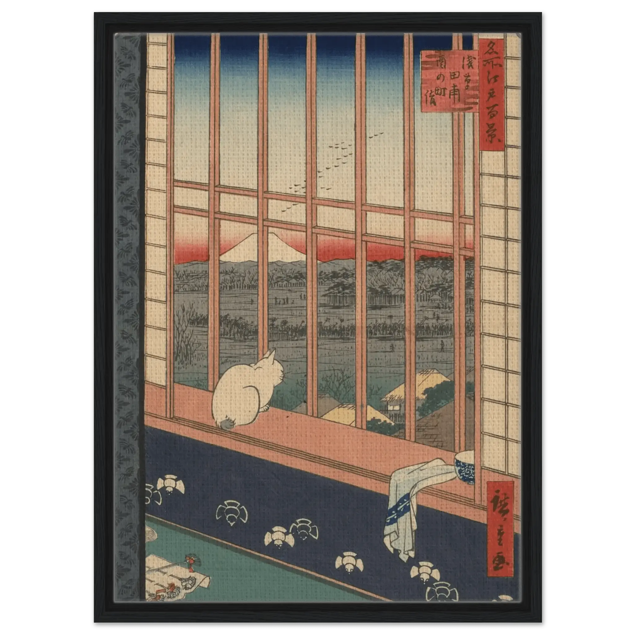 Blick auf den Fuji bei Asakusa - Signature Collection - HINORI