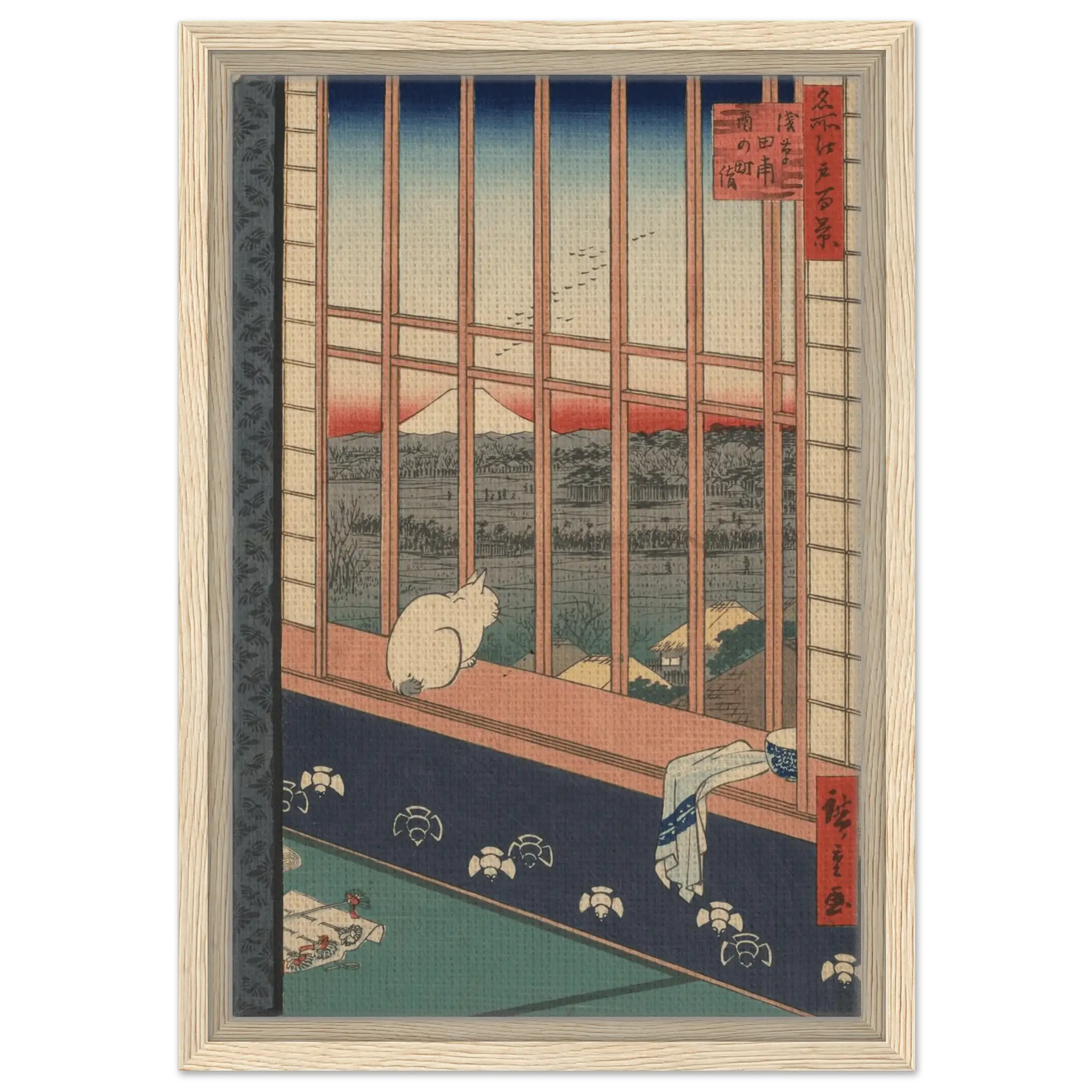 Blick auf den Fuji bei Asakusa - Signature Collection - HINORI