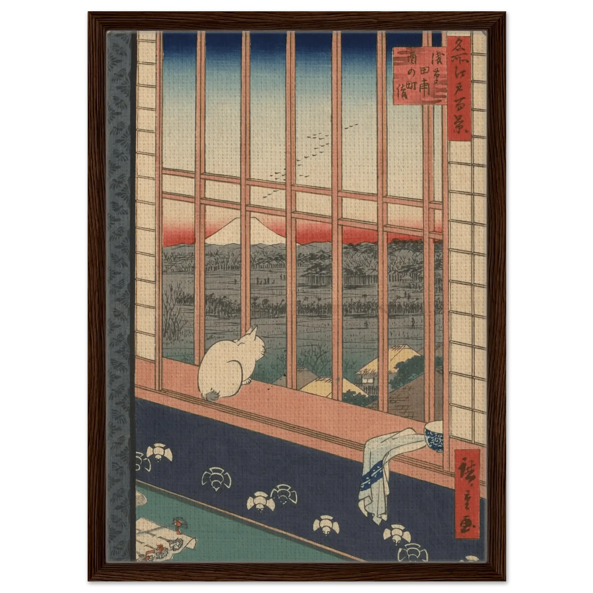 Blick auf den Fuji bei Asakusa - Signature Collection - HINORI