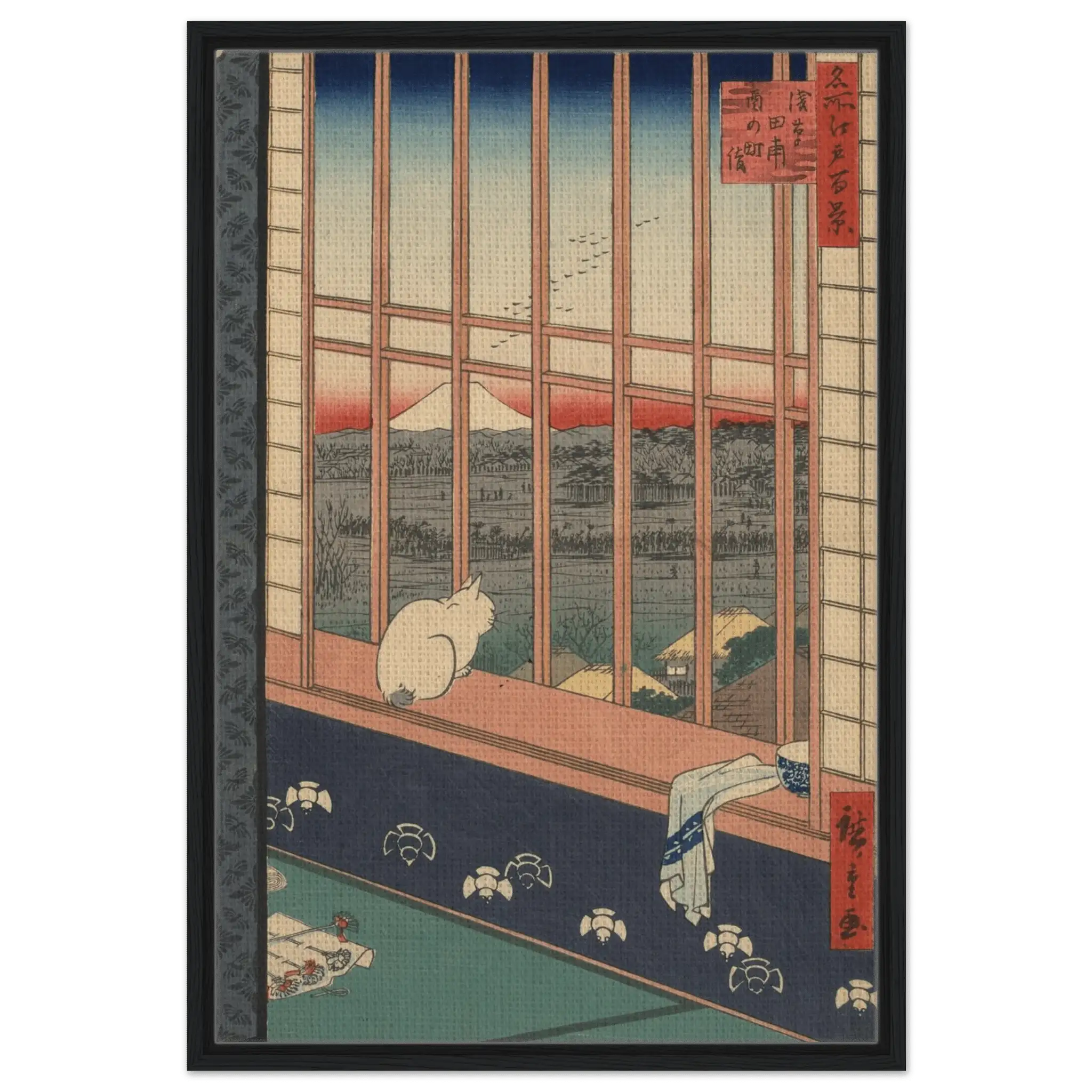 Blick auf den Fuji bei Asakusa - Signature Collection - HINORI