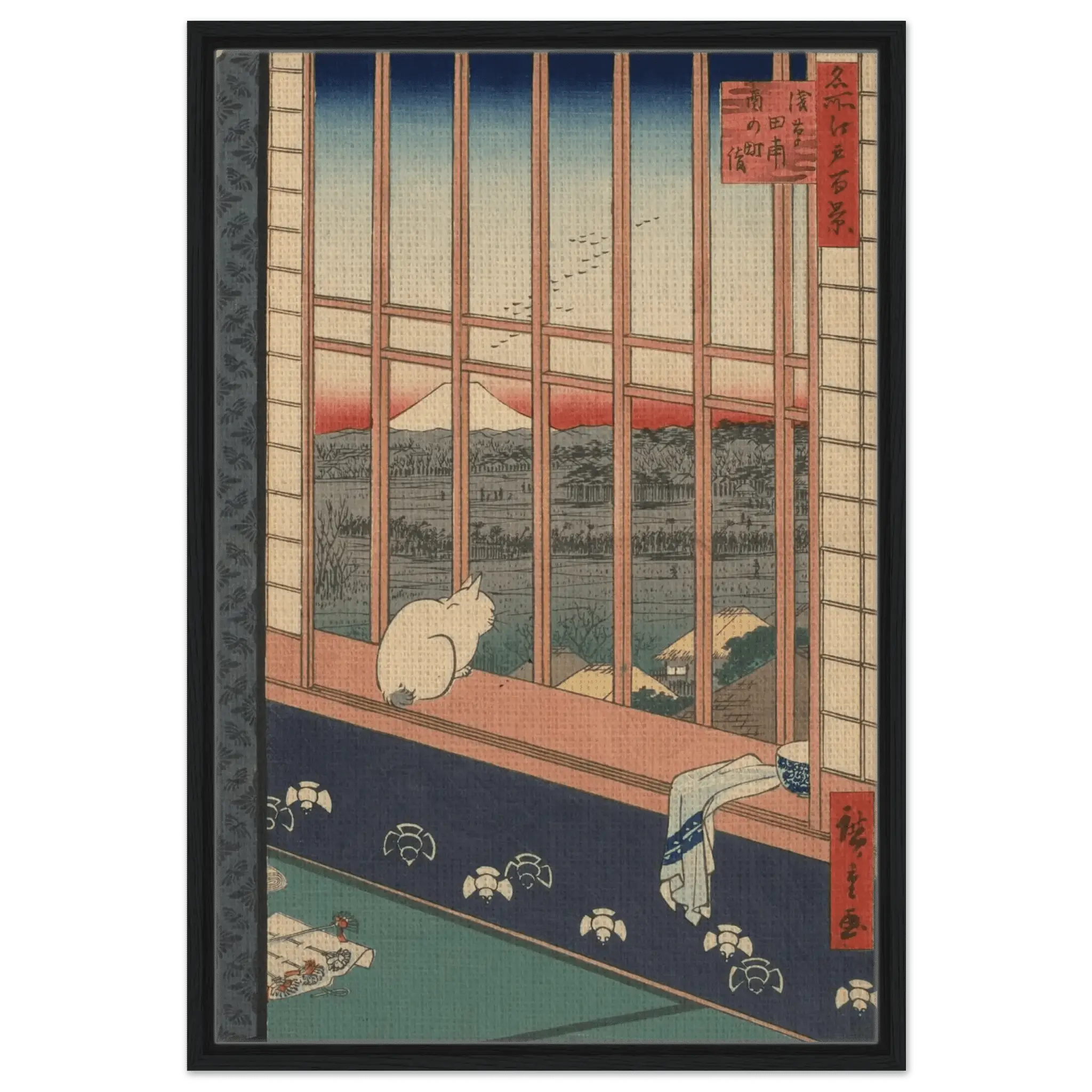 Blick auf den Fuji bei Asakusa - Signature Collection - HINORI