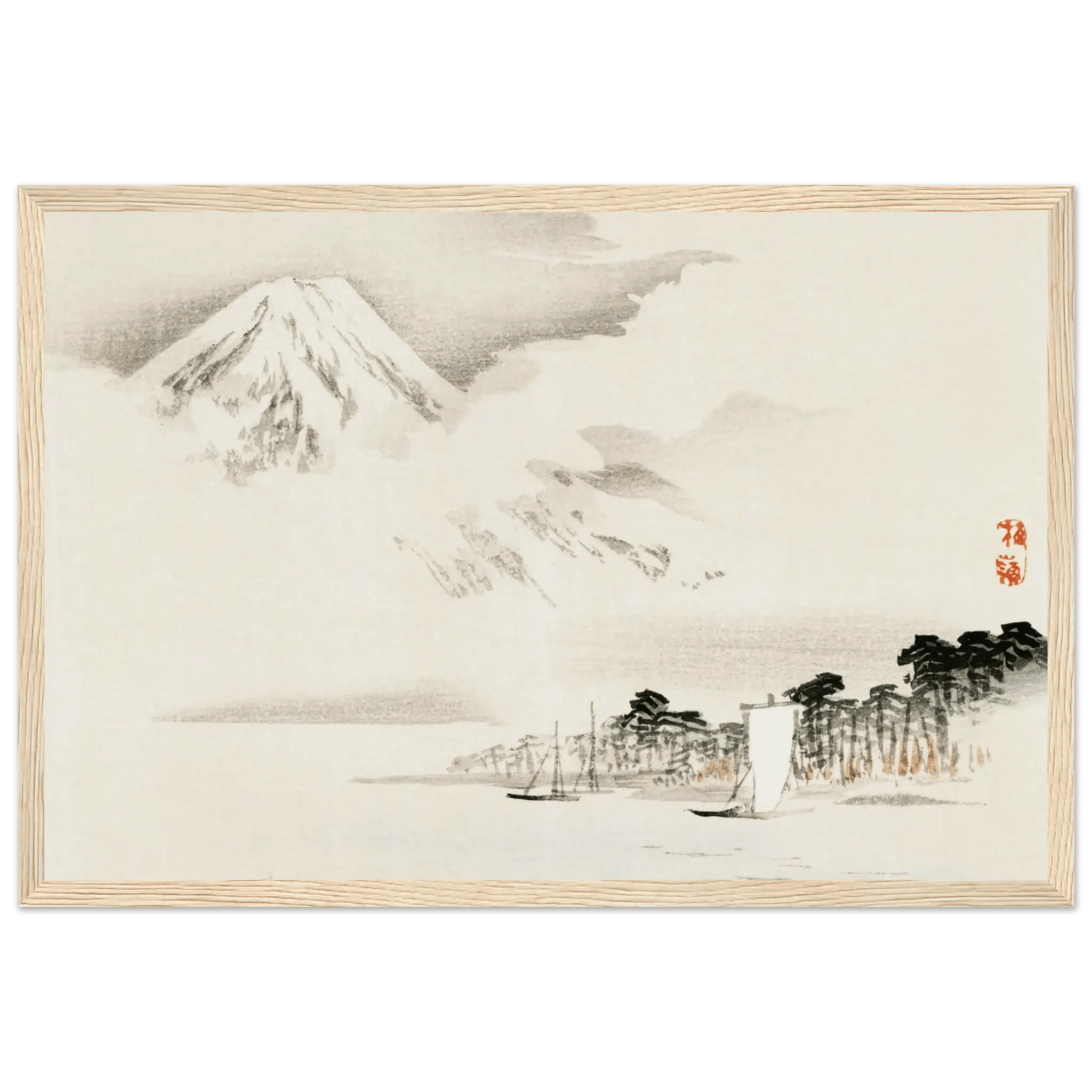 Blick auf den Fuji - Gerahmte Eleganz - HINORI