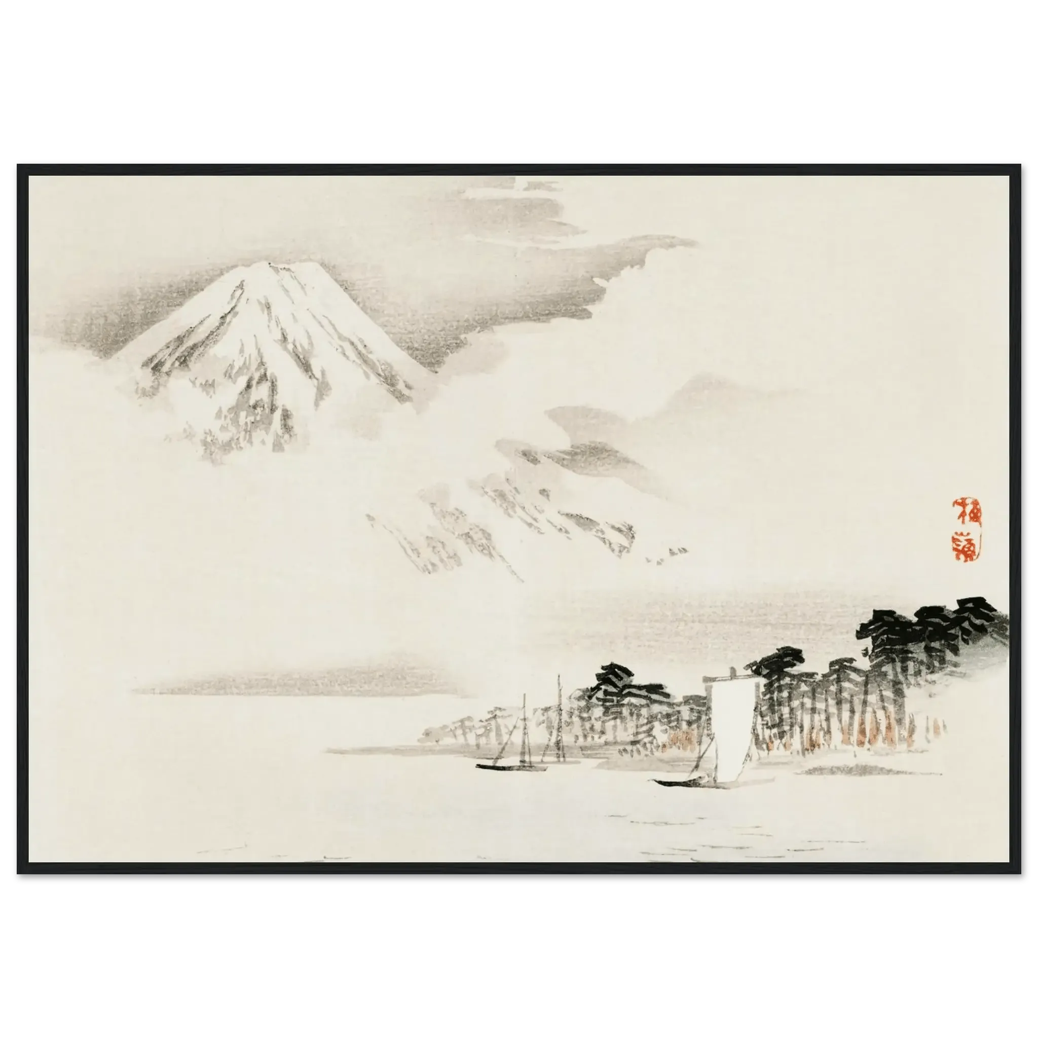 Blick auf den Fuji - Gerahmte Eleganz - HINORI