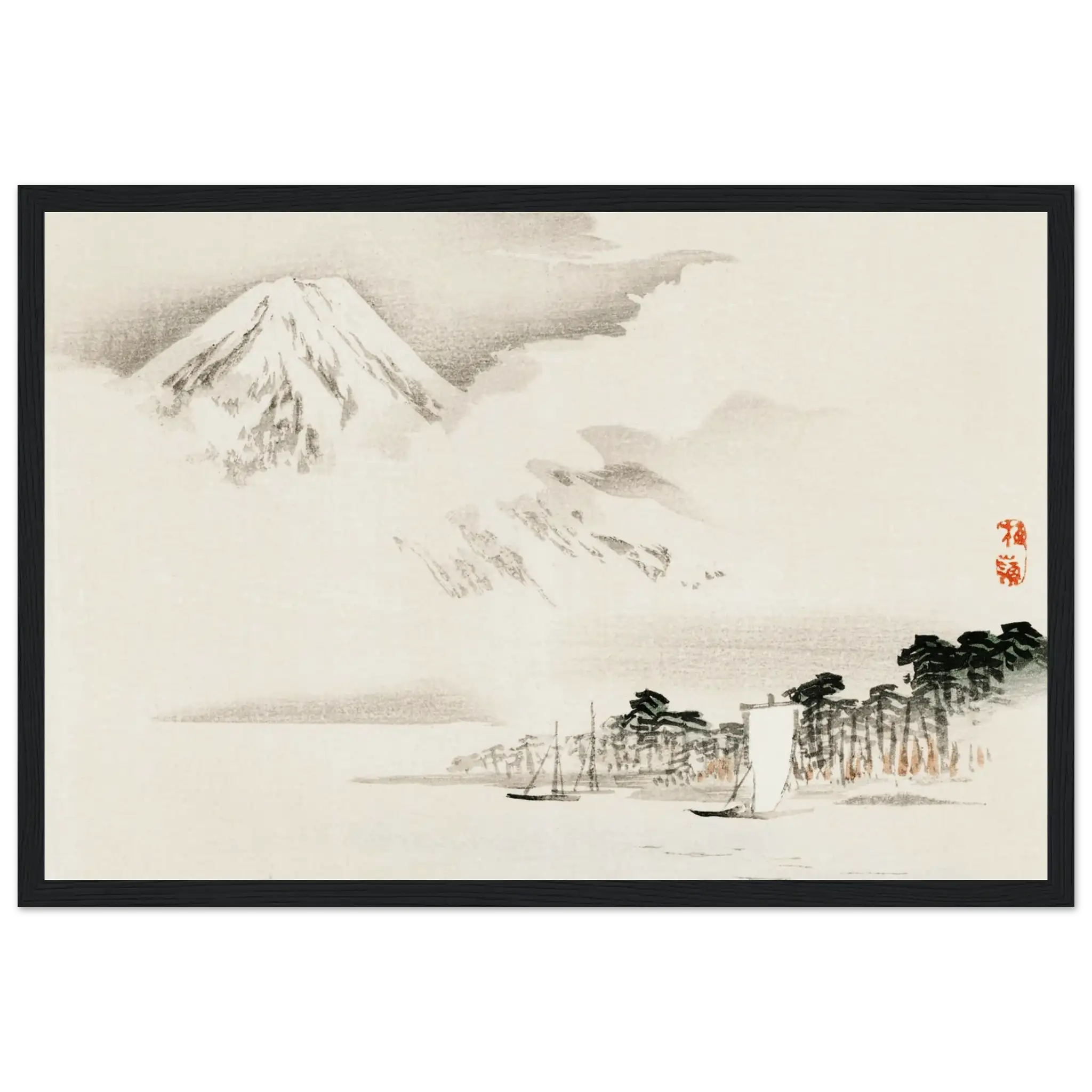 Blick auf den Fuji - Gerahmte Eleganz - HINORI