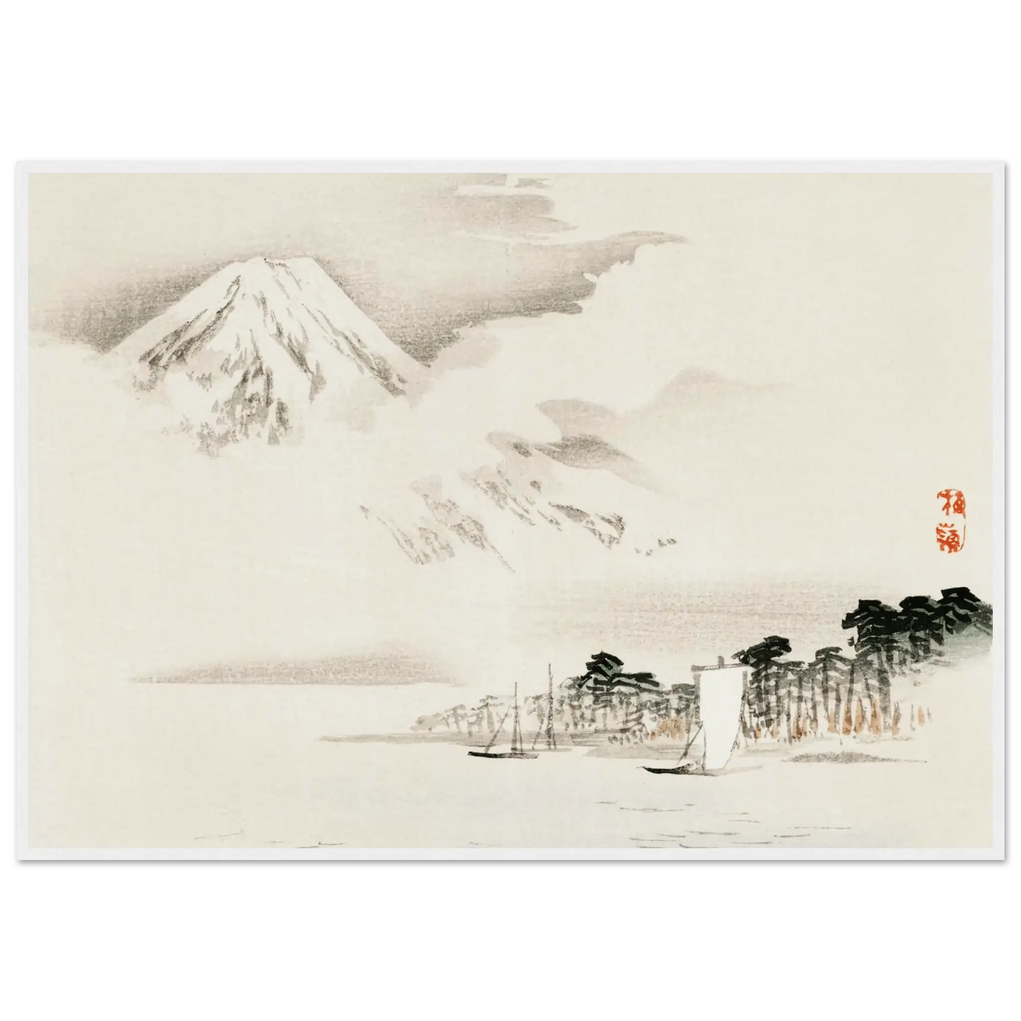 Blick auf den Fuji - Gerahmte Eleganz - HINORI