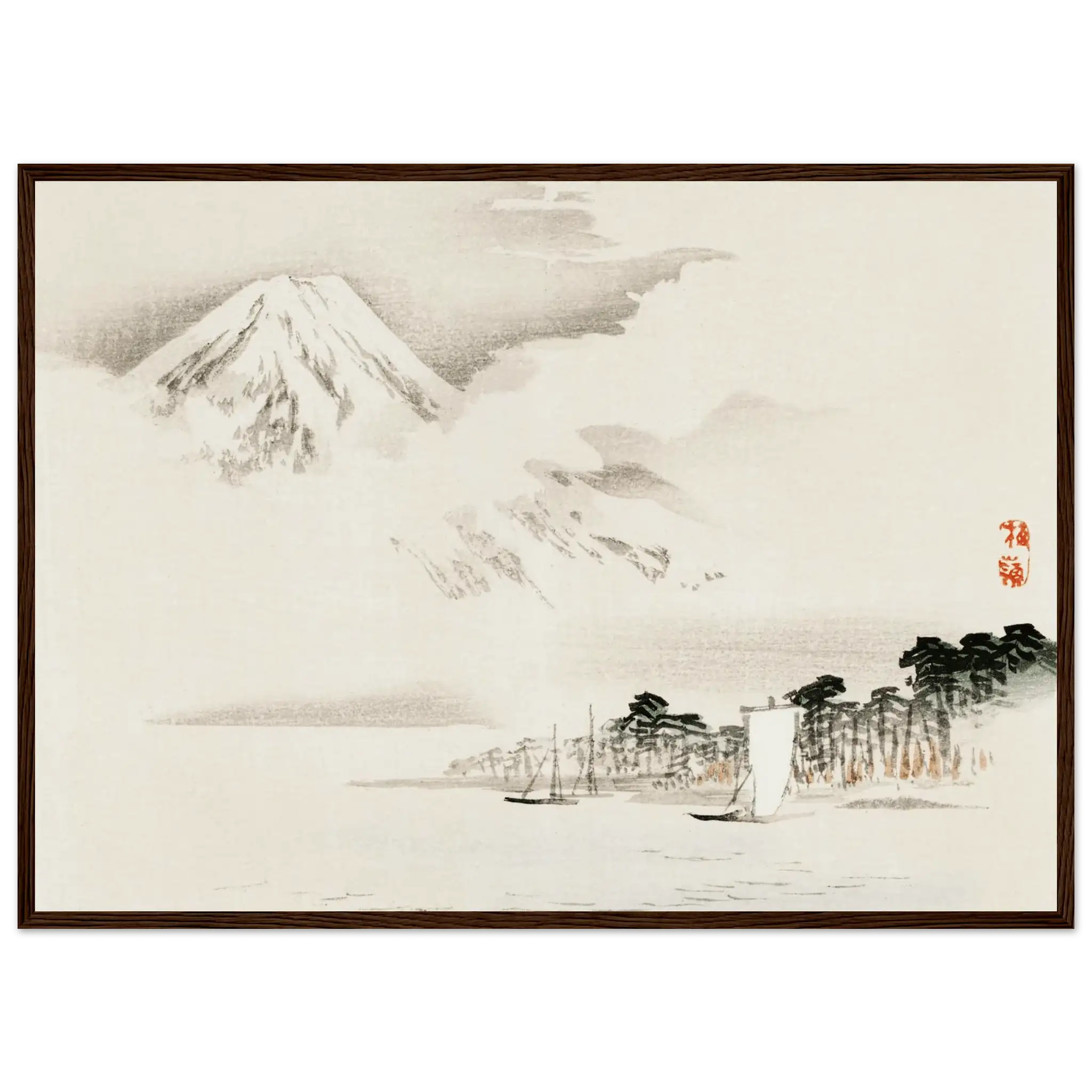 Blick auf den Fuji - Gerahmte Eleganz - HINORI