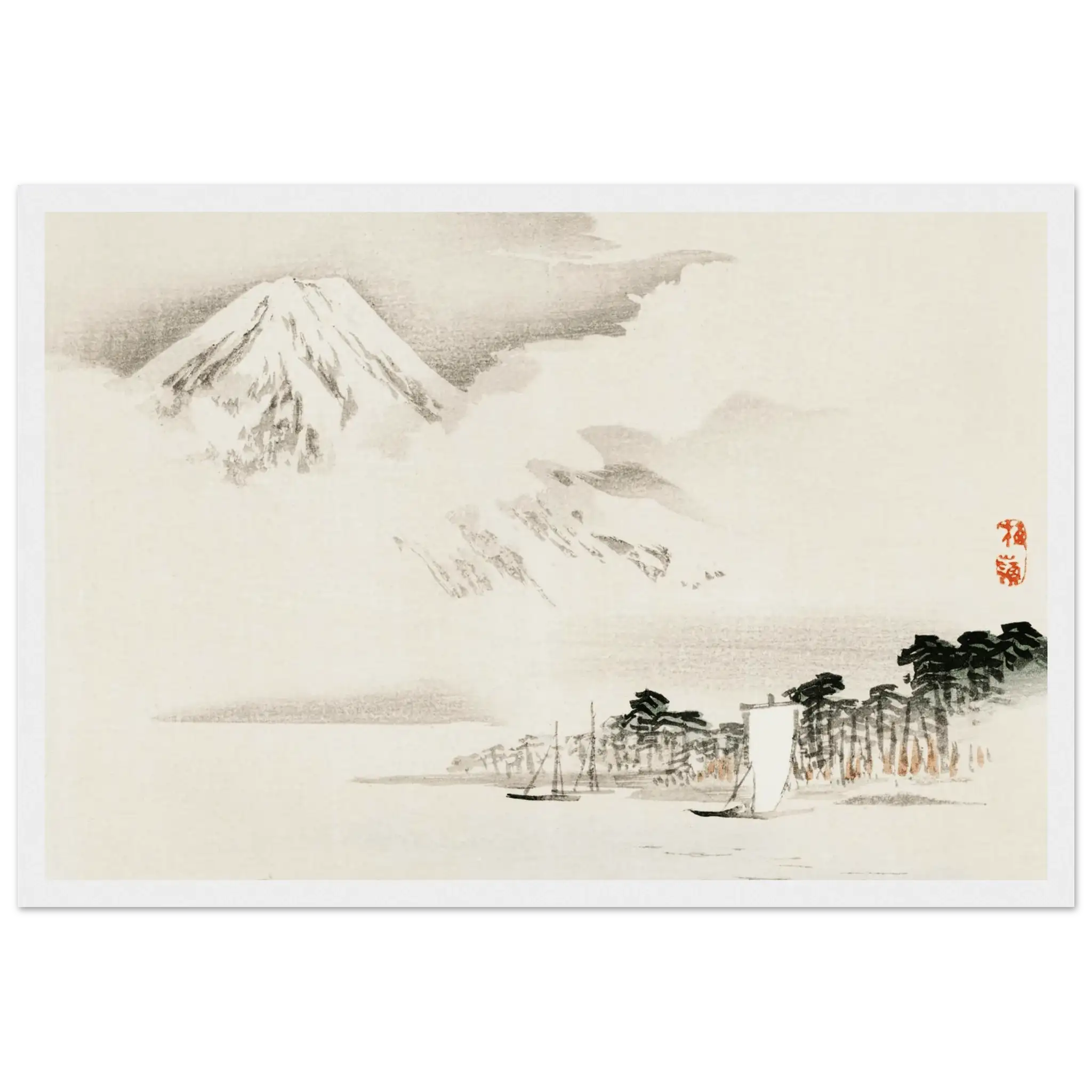 Blick auf den Fuji - Gerahmte Eleganz - HINORI