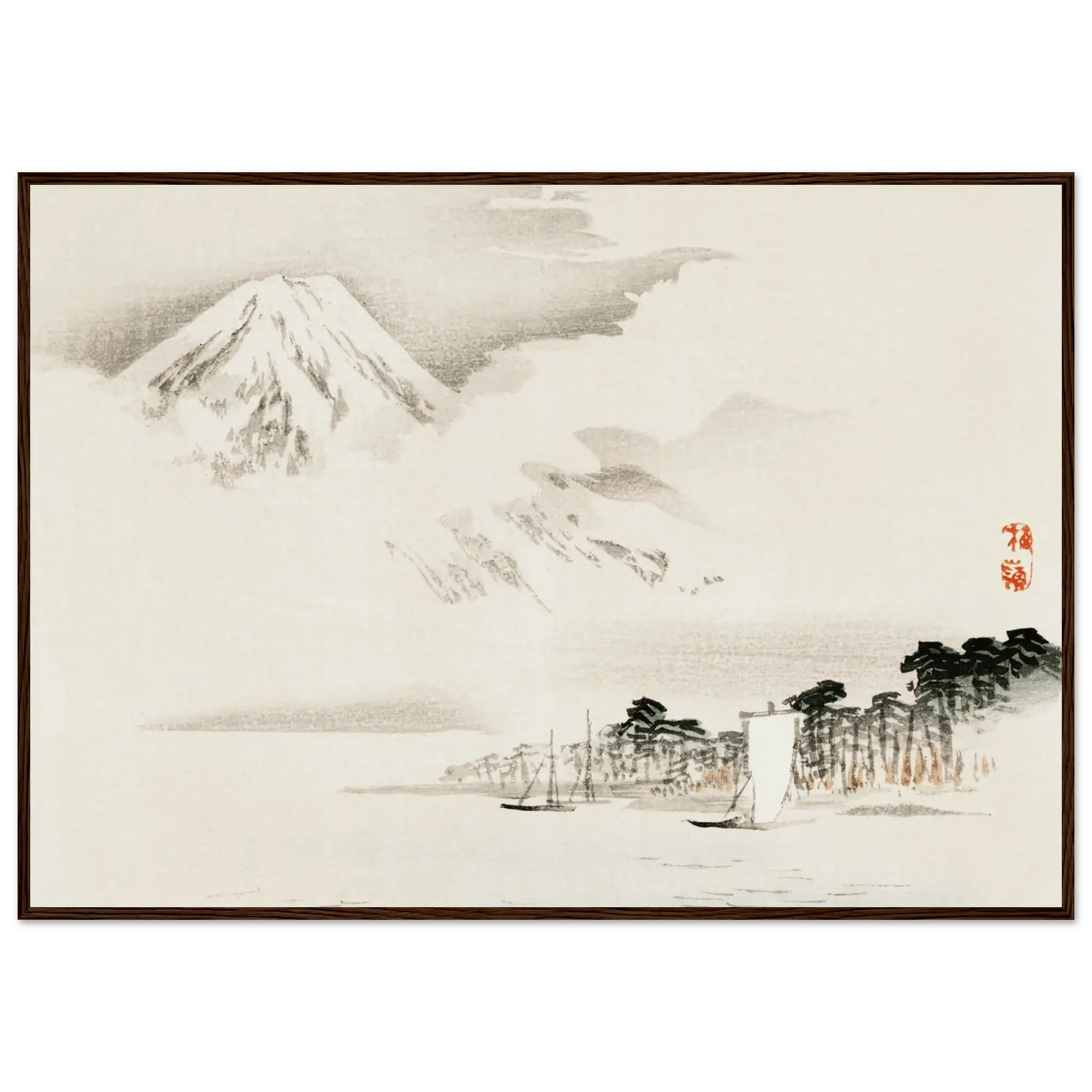 Blick auf den Fuji - Gerahmte Eleganz - HINORI