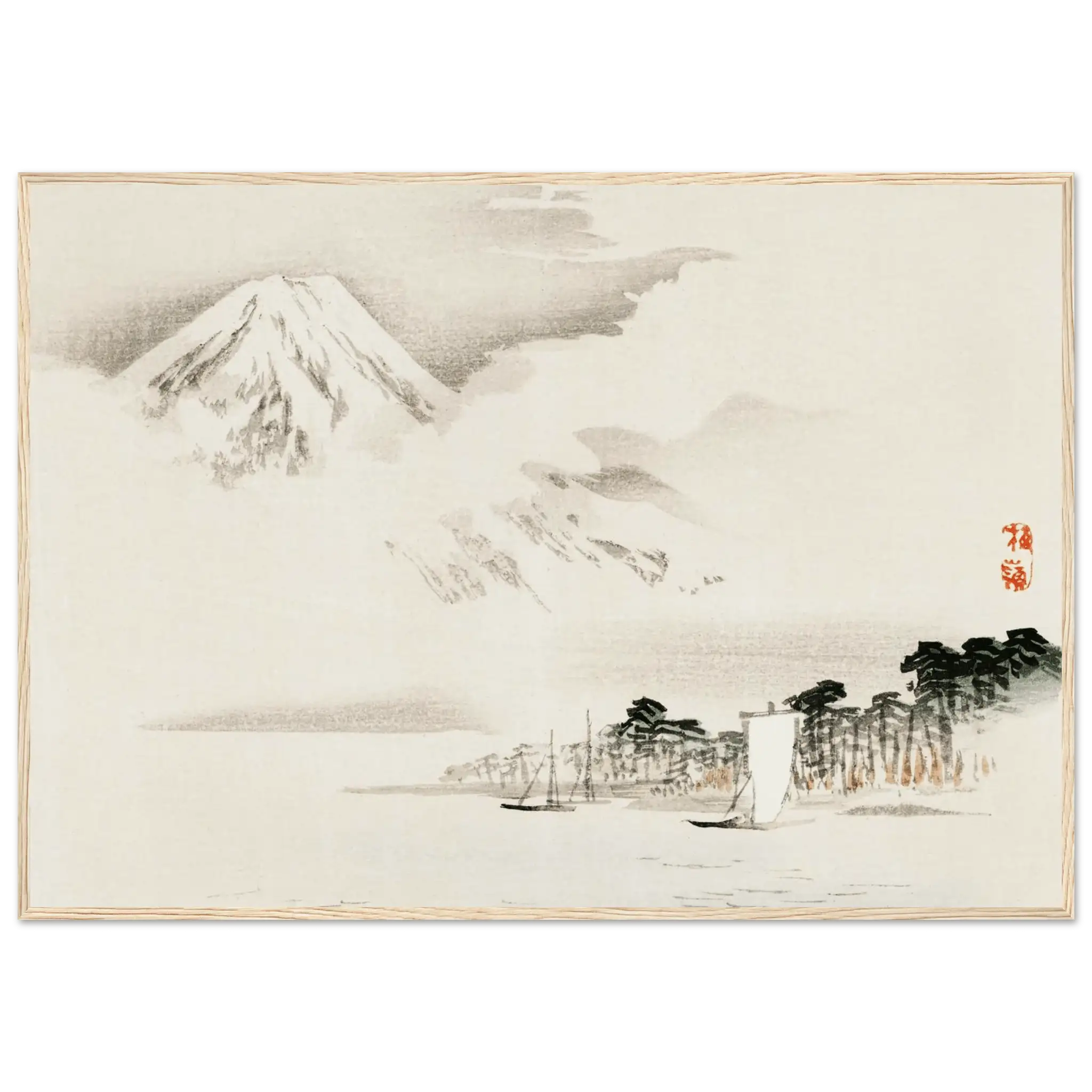 Blick auf den Fuji - Gerahmte Eleganz - HINORI