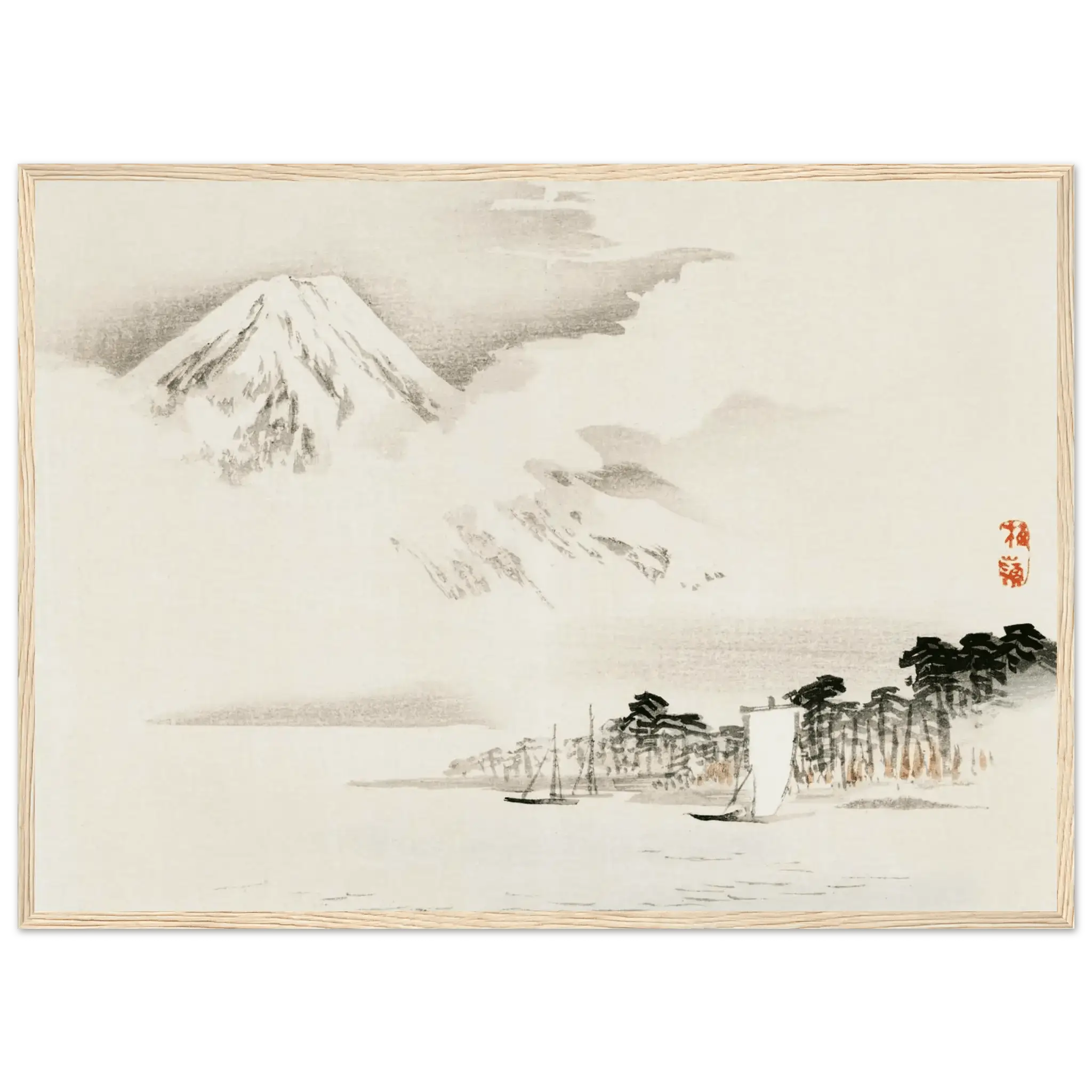 Blick auf den Fuji - Gerahmte Eleganz - HINORI