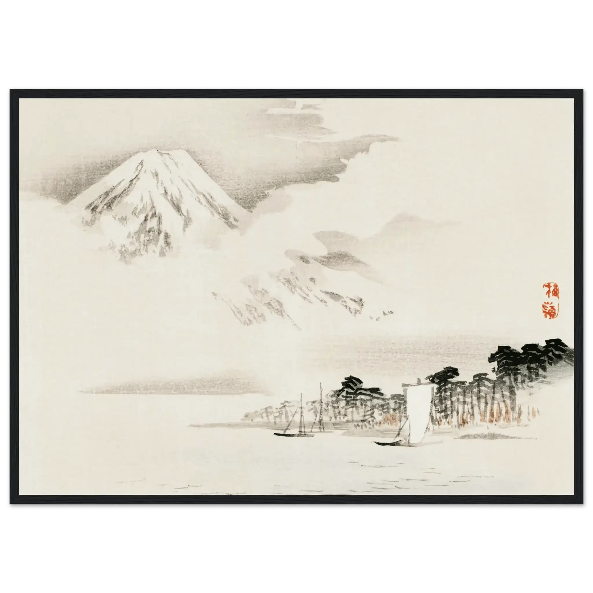 Blick auf den Fuji - Gerahmte Eleganz - HINORI