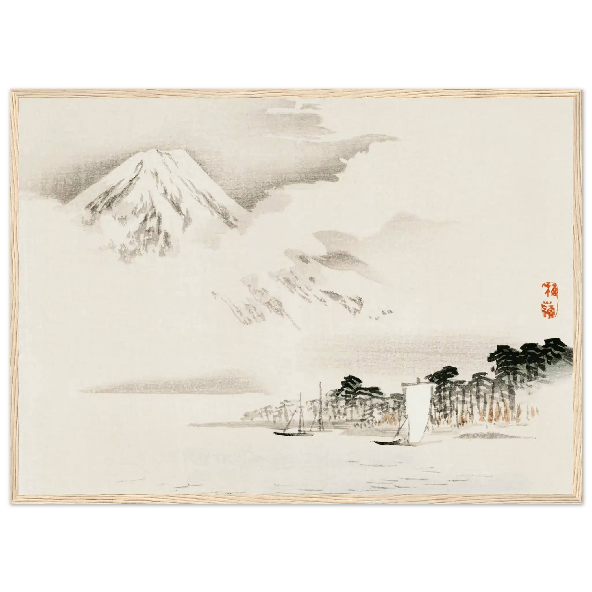 Blick auf den Fuji - Gerahmte Eleganz - HINORI