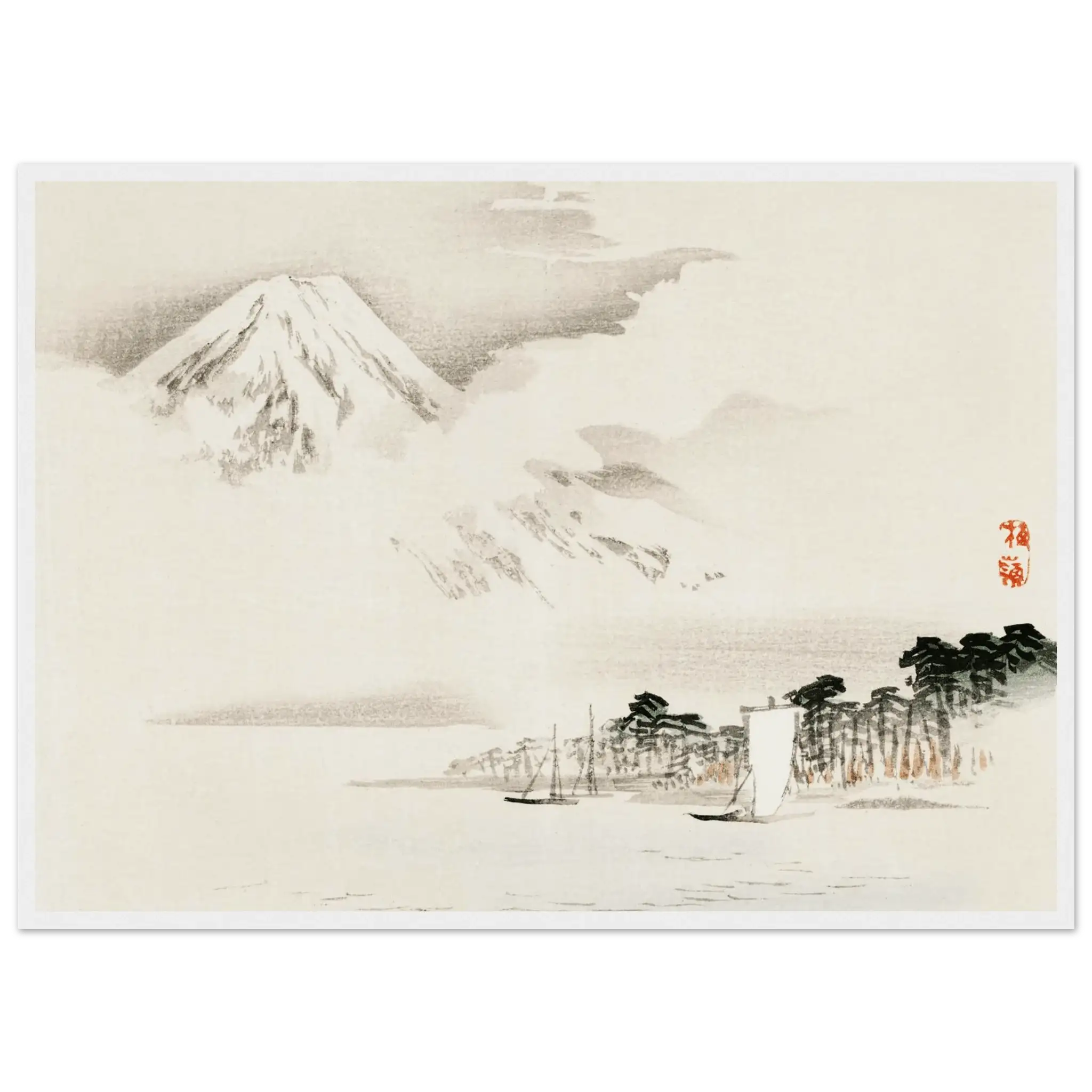 Blick auf den Fuji - Gerahmte Eleganz - HINORI