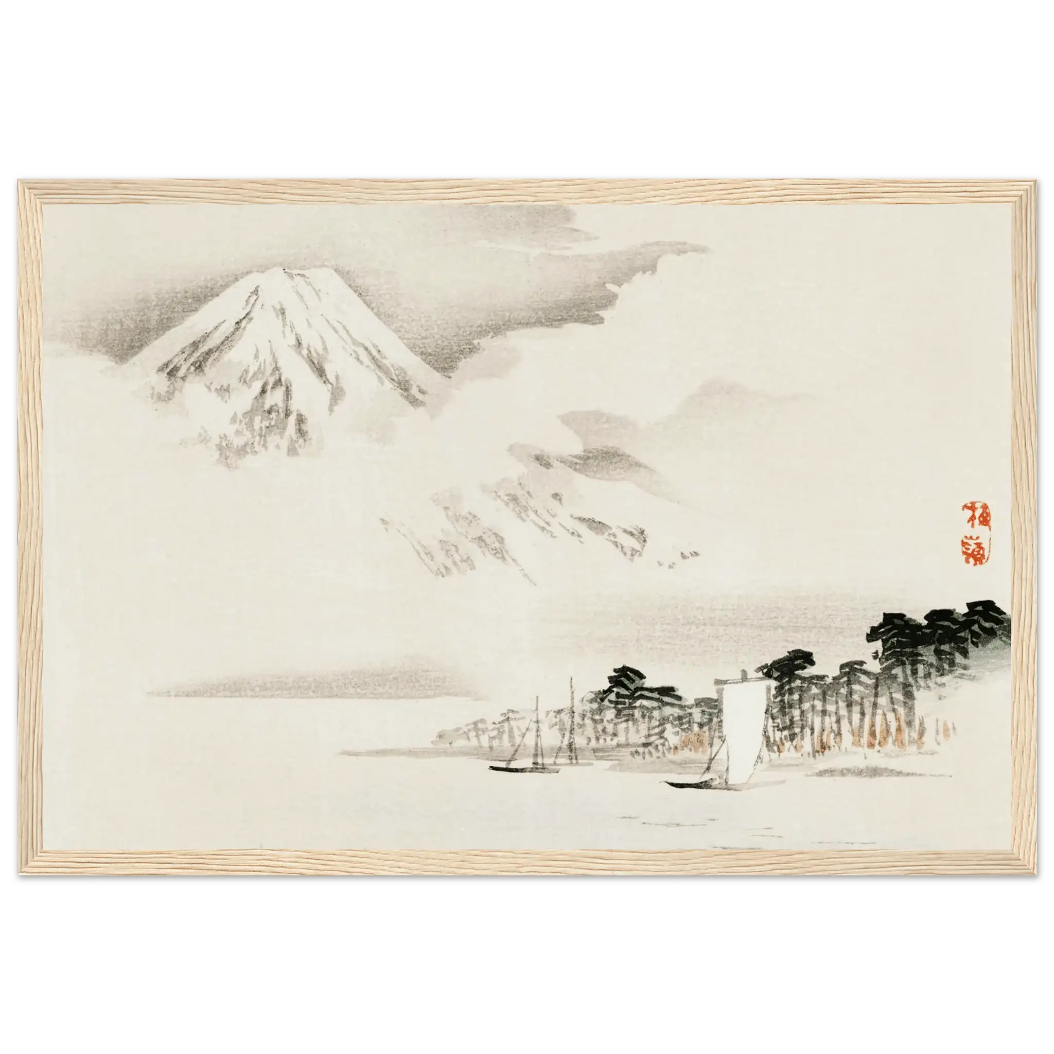 Blick auf den Fuji - Gerahmte Eleganz - HINORI