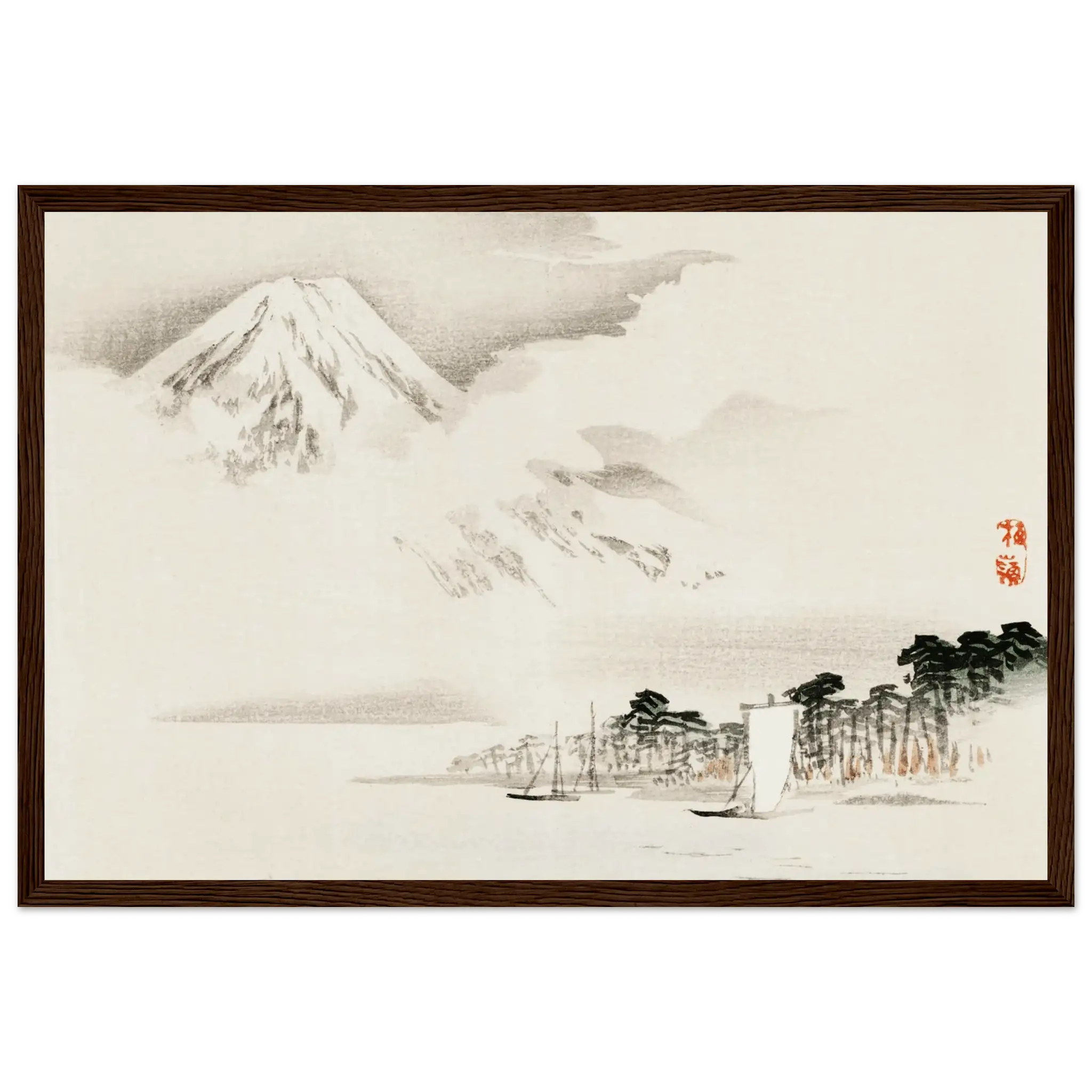 Blick auf den Fuji - Gerahmte Eleganz - HINORI