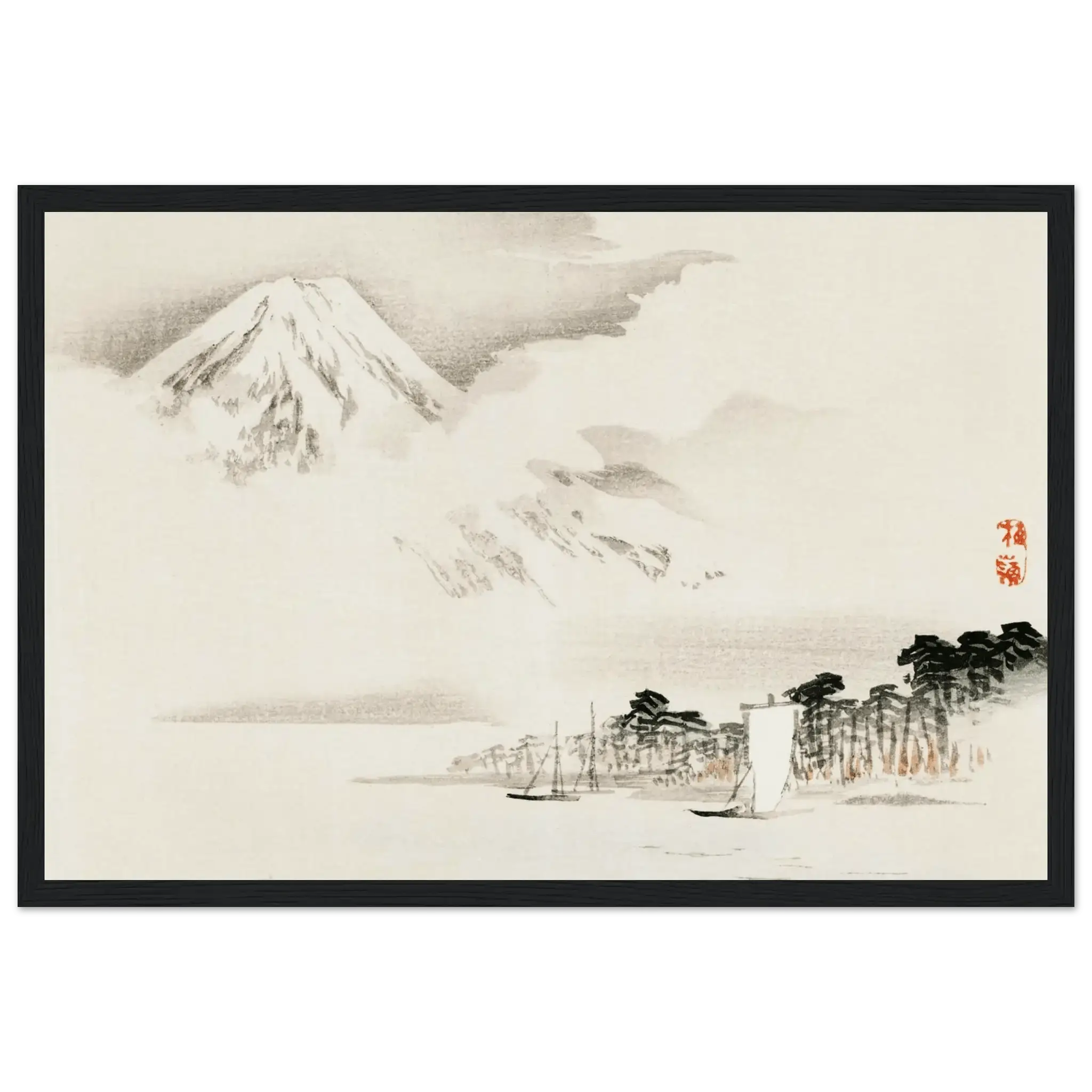 Blick auf den Fuji - Gerahmte Eleganz - HINORI