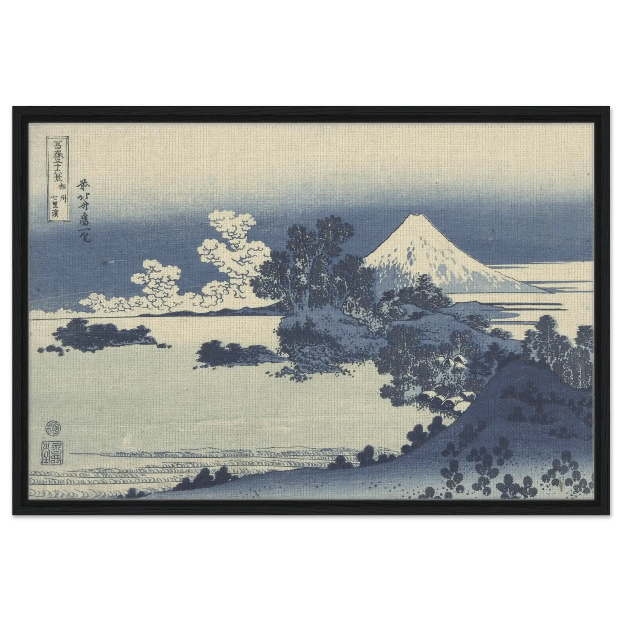 Blick auf den Fuji über den Suwa - See - Signature Collection - HINORI