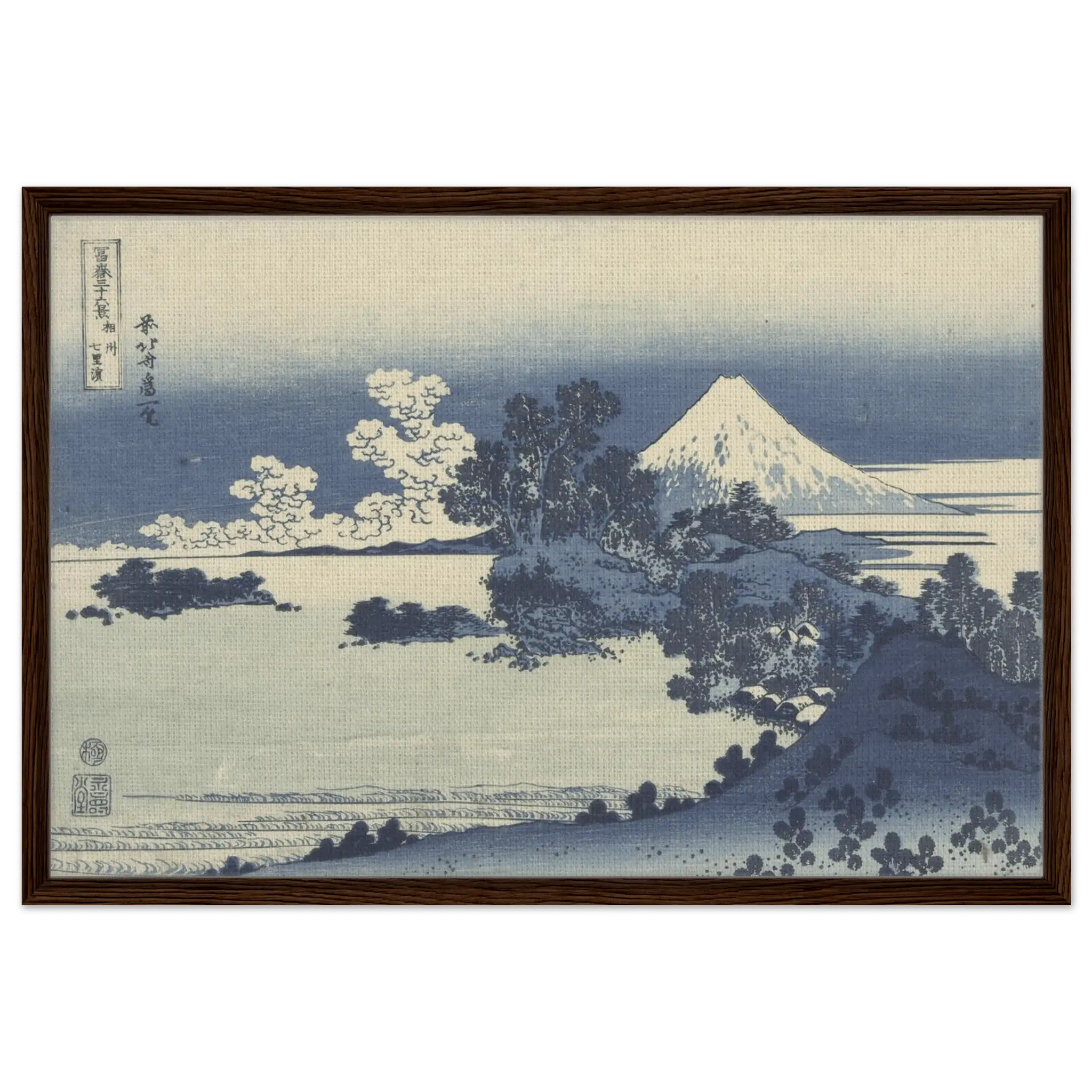 Blick auf den Fuji über den Suwa - See - Signature Collection - HINORI