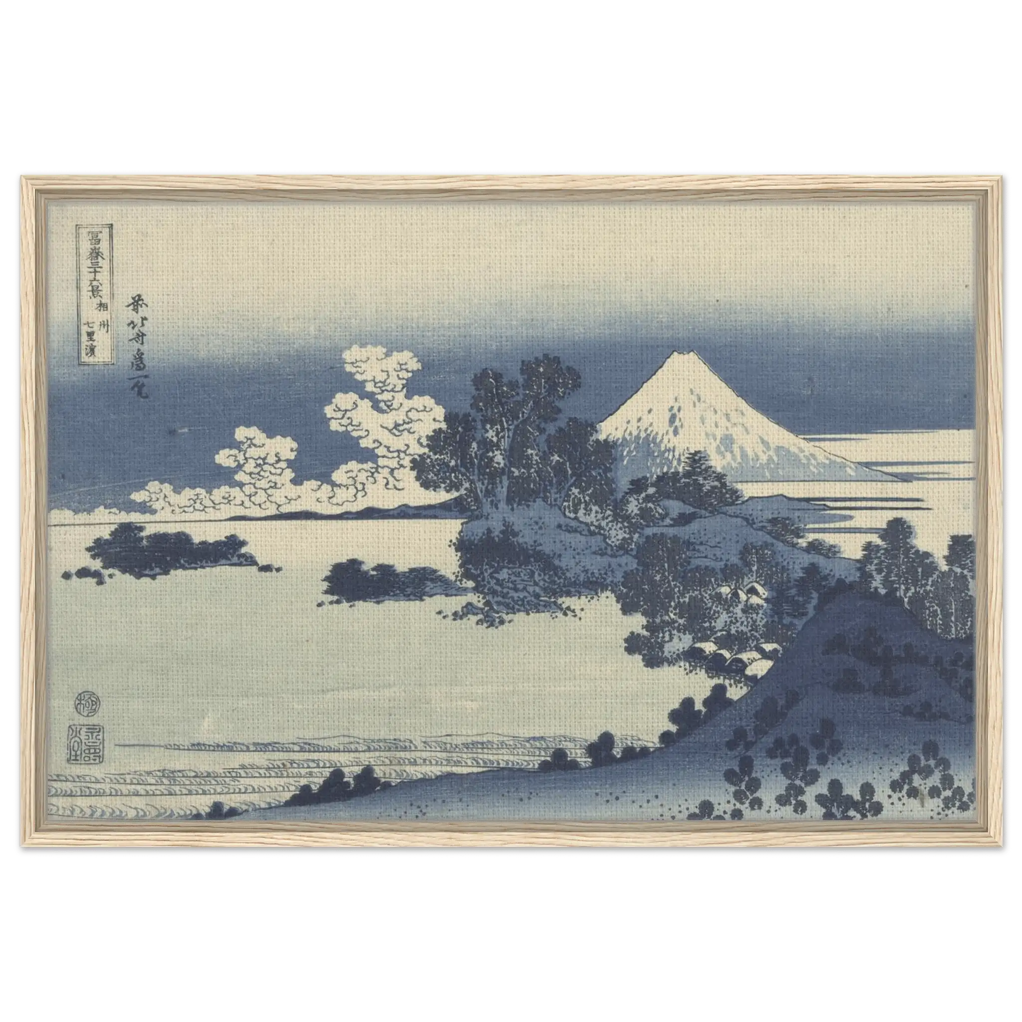 Blick auf den Fuji über den Suwa - See - Signature Collection - HINORI