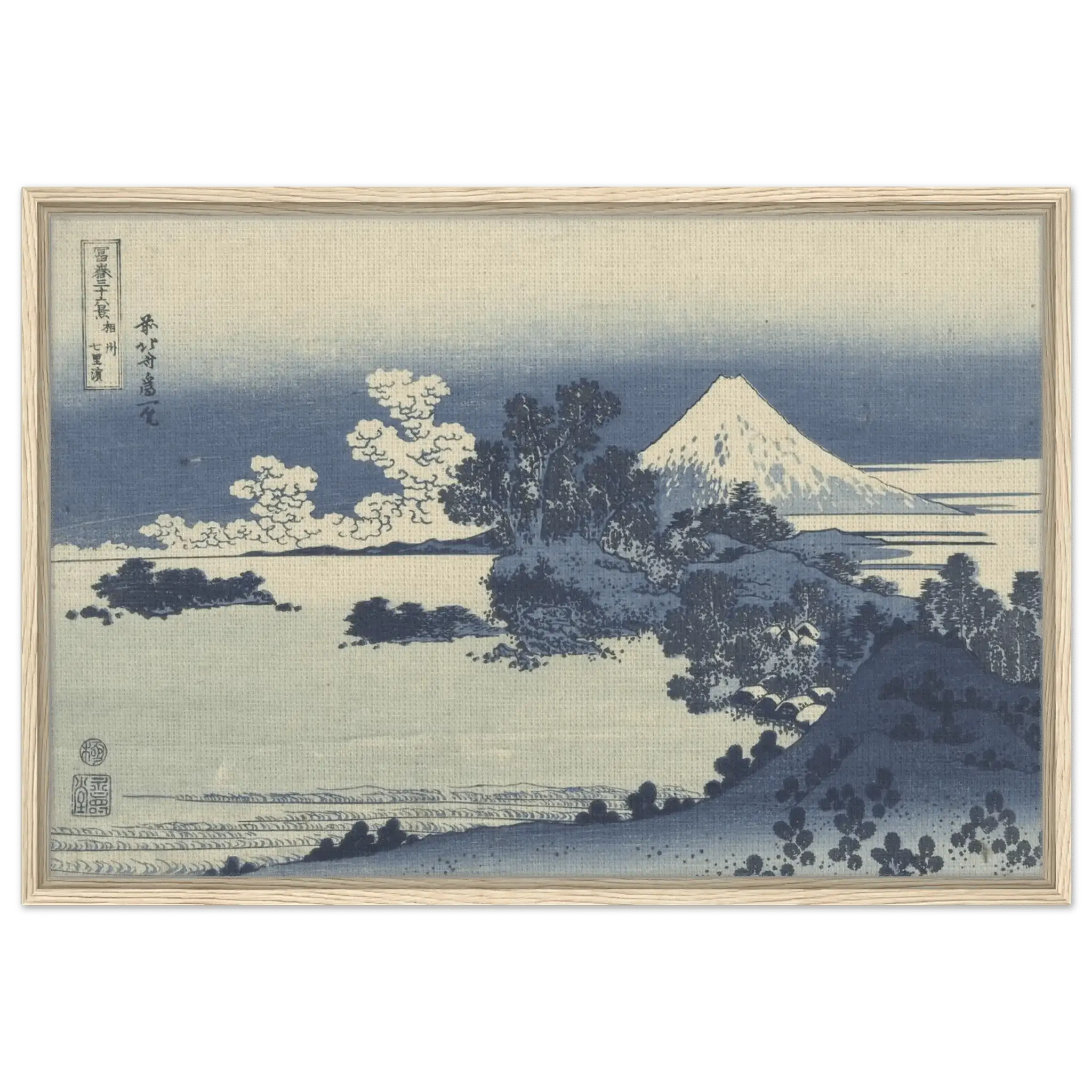 Blick auf den Fuji über den Suwa - See - Signature Collection - HINORI