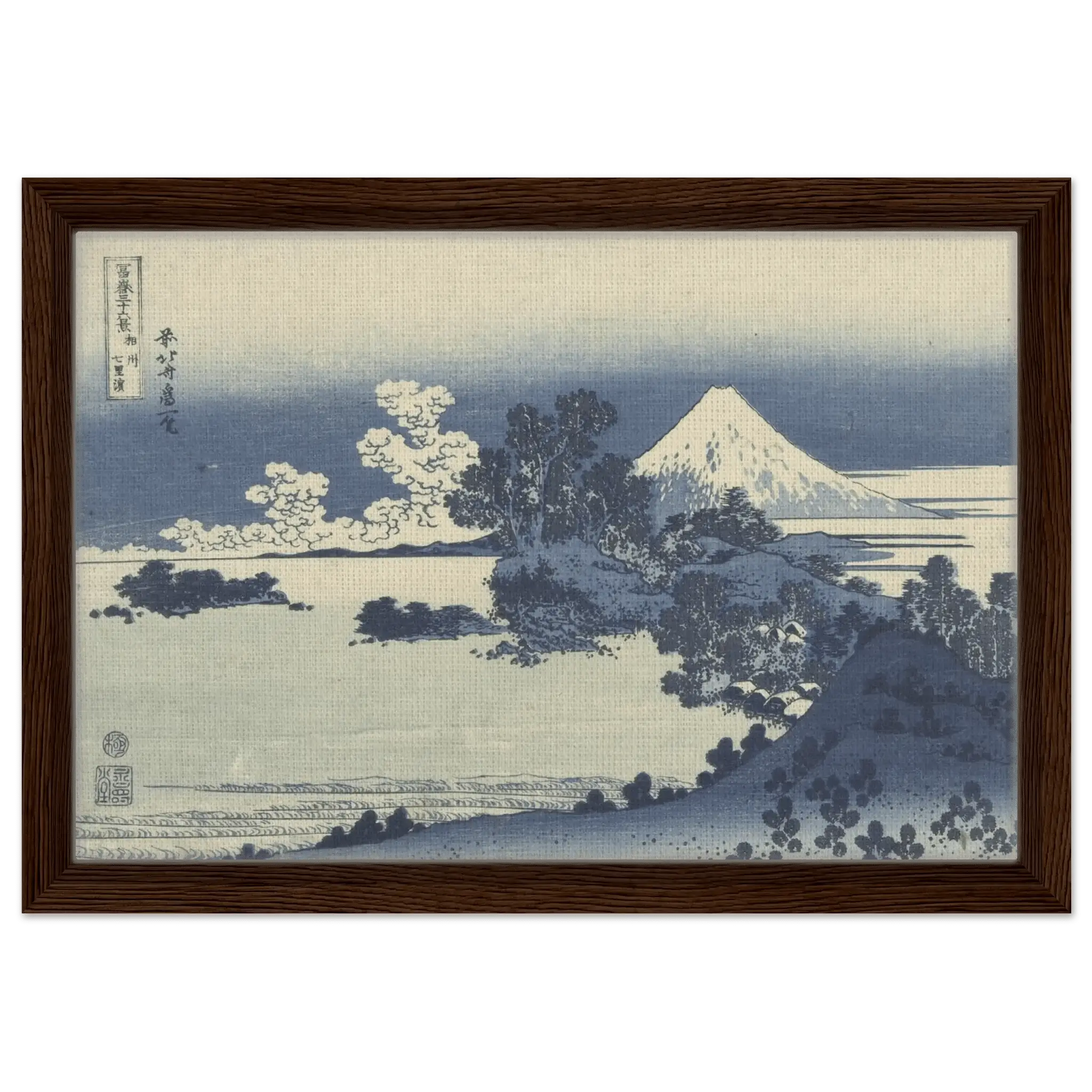 Blick auf den Fuji über den Suwa - See - Signature Collection - HINORI