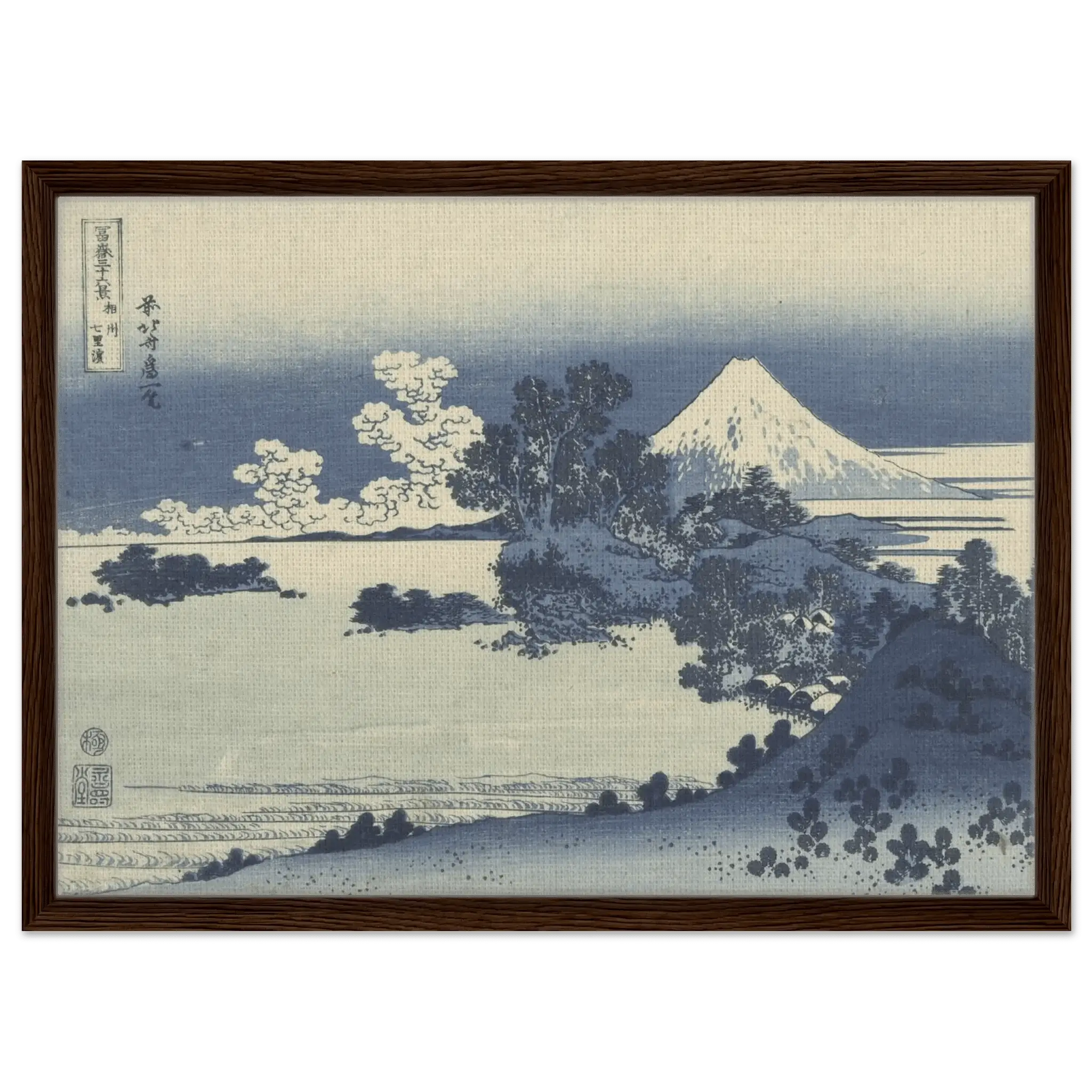 Blick auf den Fuji über den Suwa - See - Signature Collection - HINORI