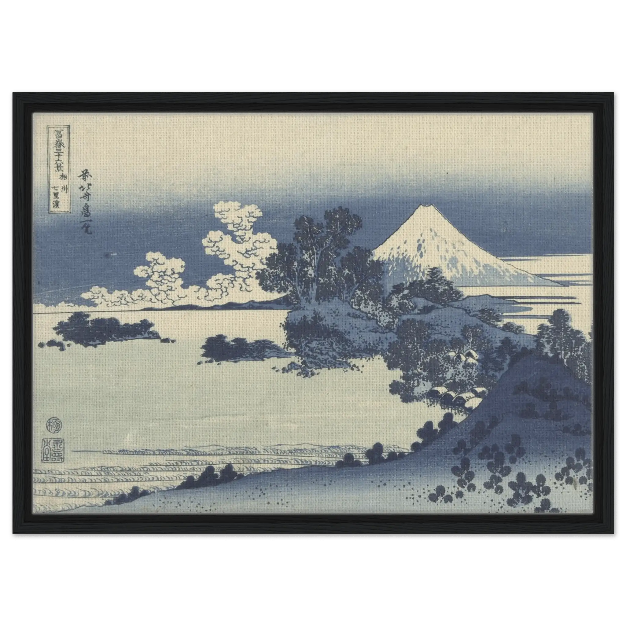 Blick auf den Fuji über den Suwa - See - Signature Collection - HINORI