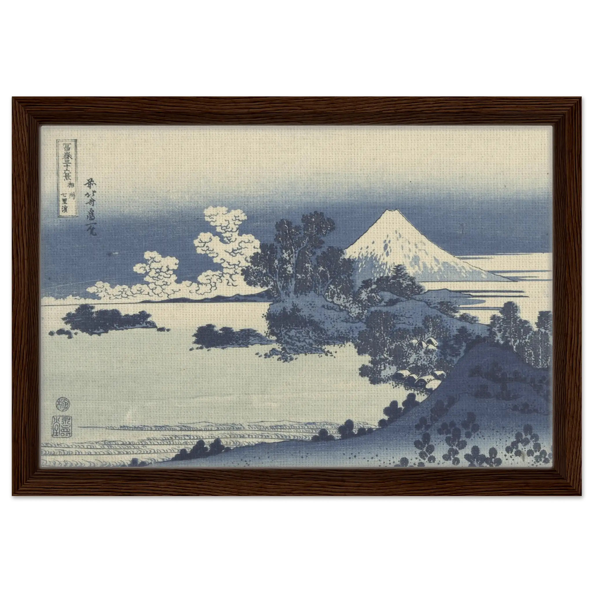 Blick auf den Fuji über den Suwa - See - Signature Collection - HINORI