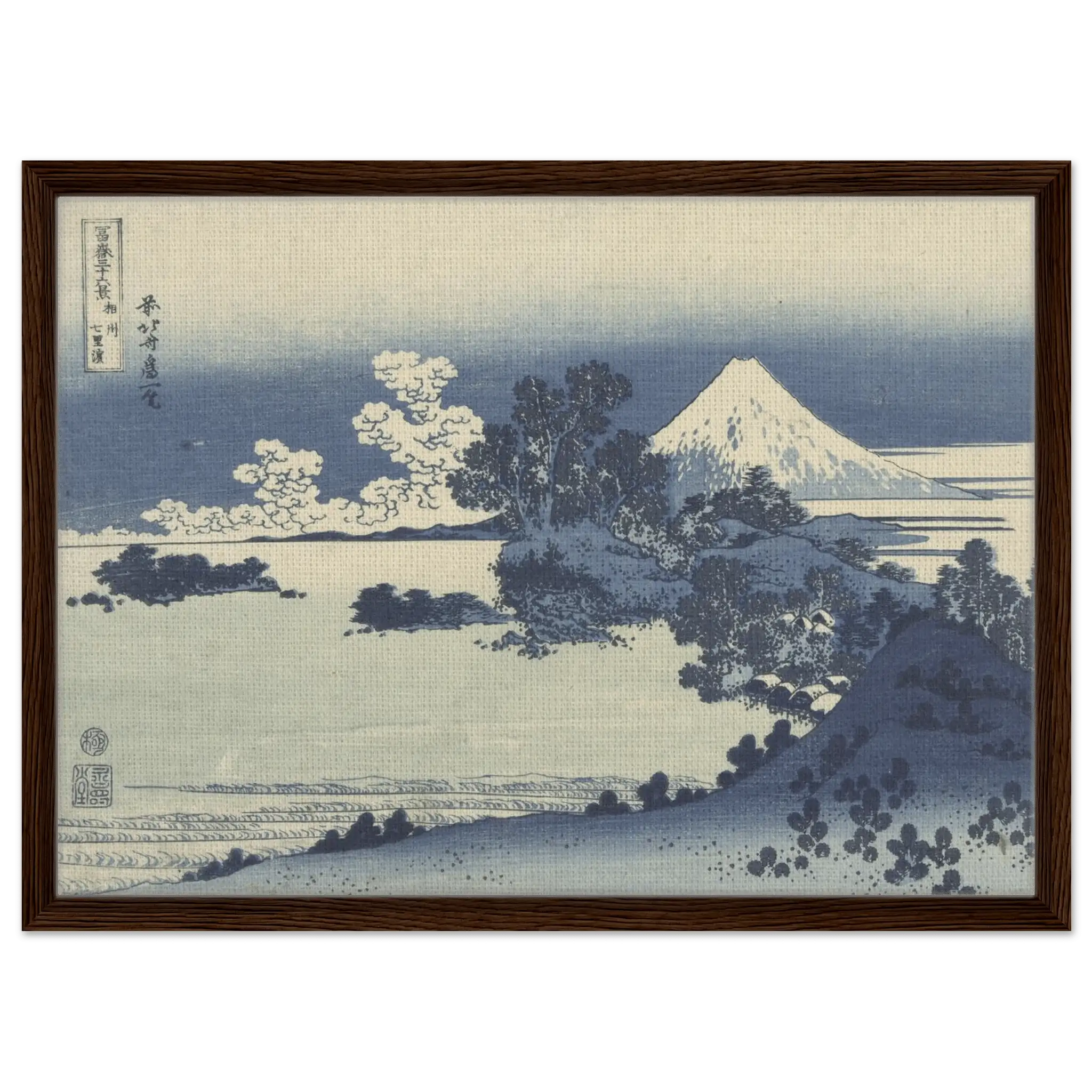 Blick auf den Fuji über den Suwa - See - Signature Collection - HINORI