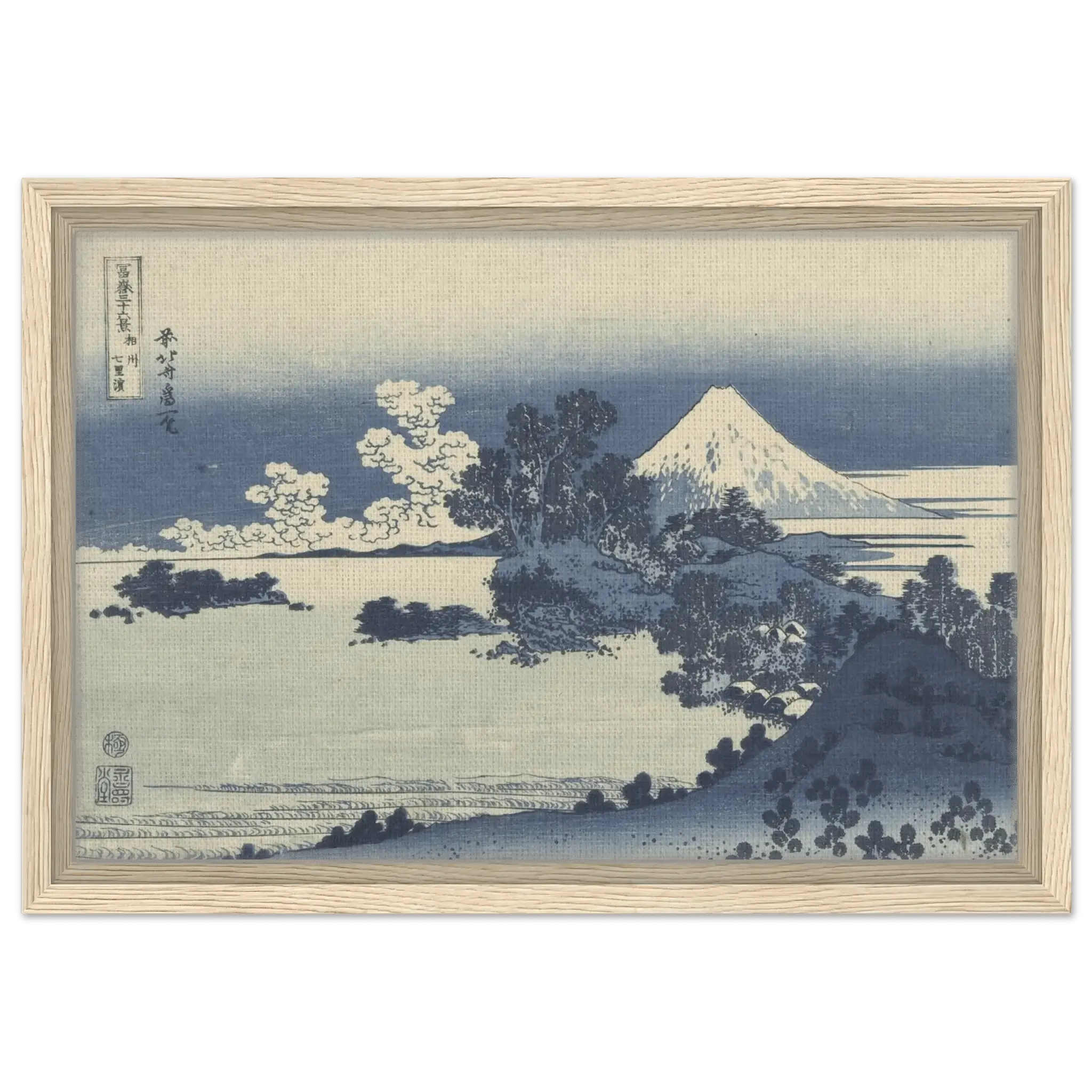 Blick auf den Fuji über den Suwa - See - Signature Collection - HINORI